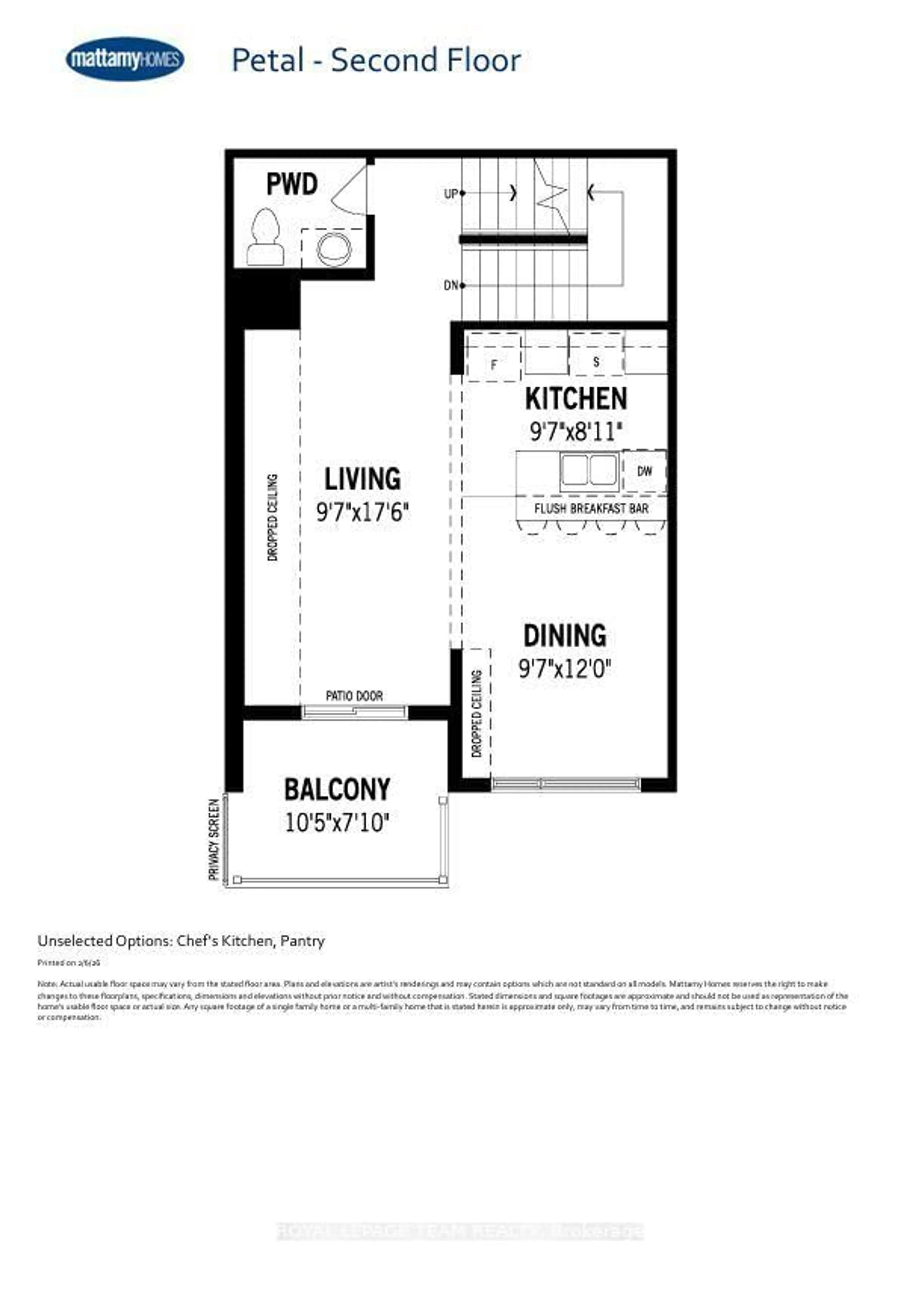 Floor plan for 116 Zingiber Terr, Kanata Ontario K2W 0R7