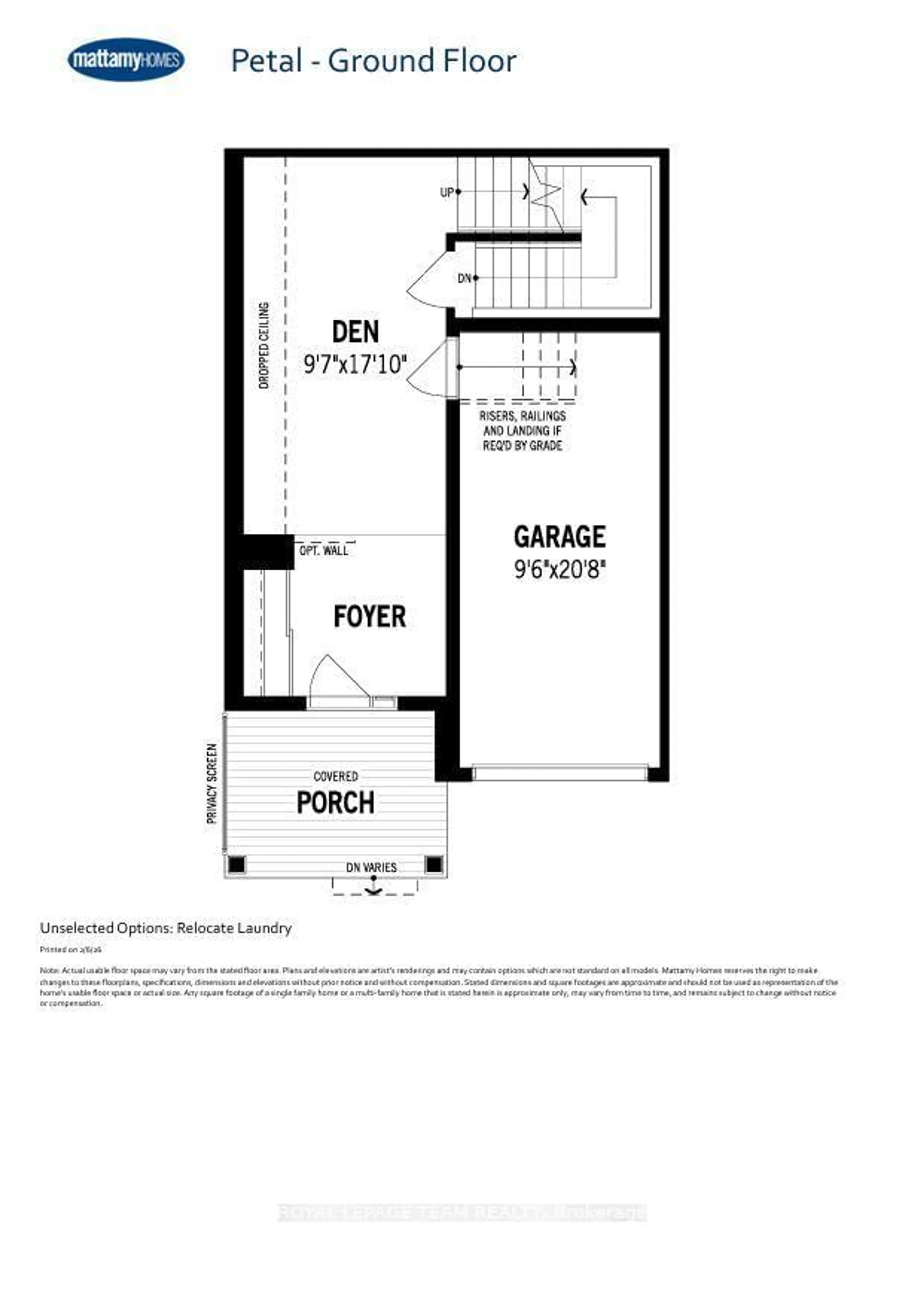 Floor plan for 118 Zingiber Terr, Kanata Ontario K2W 0R7