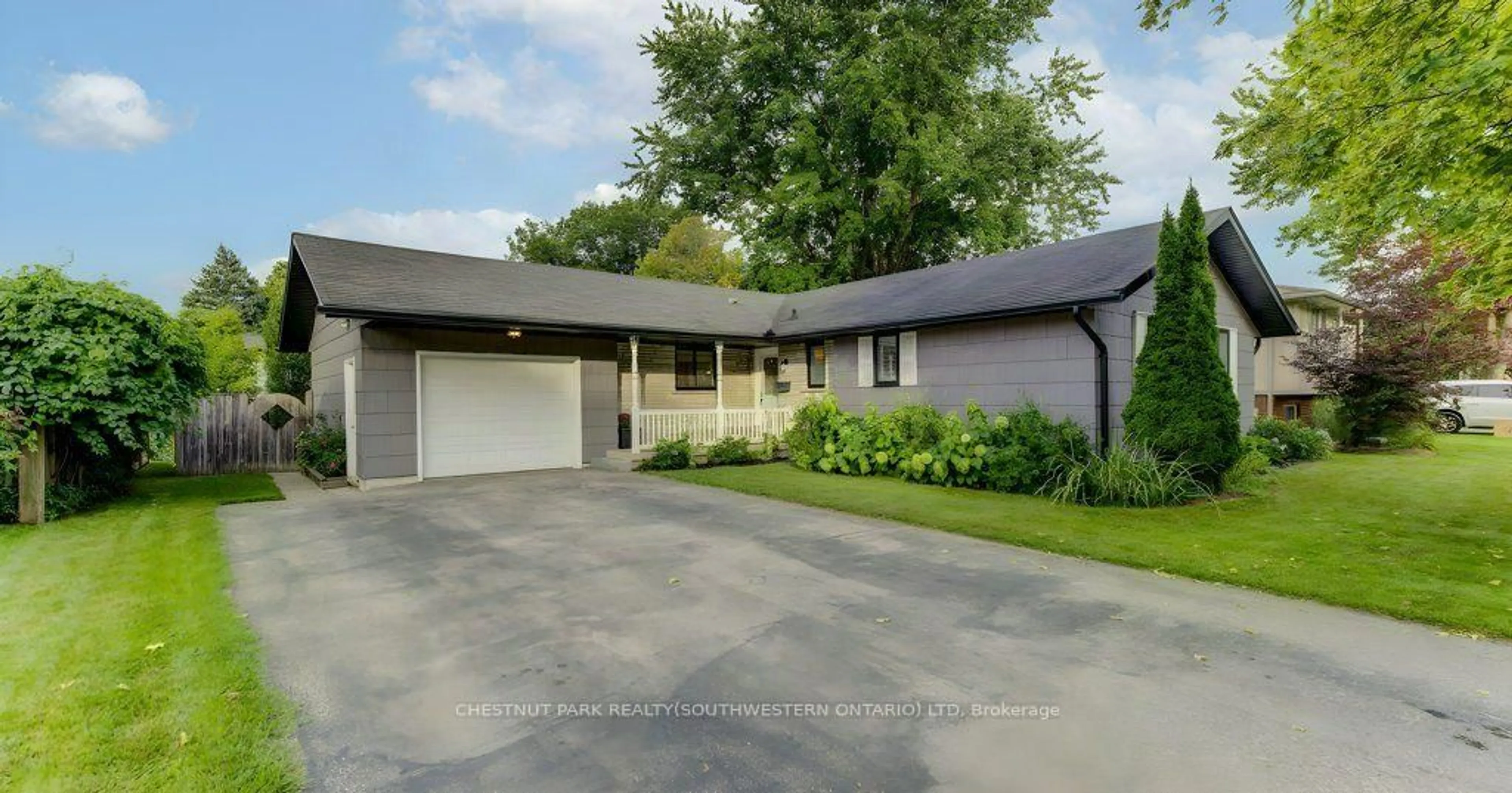 Home with vinyl exterior material, street for 3 BLUE HERON Crt, Woolwich Ontario N3B 1S6
