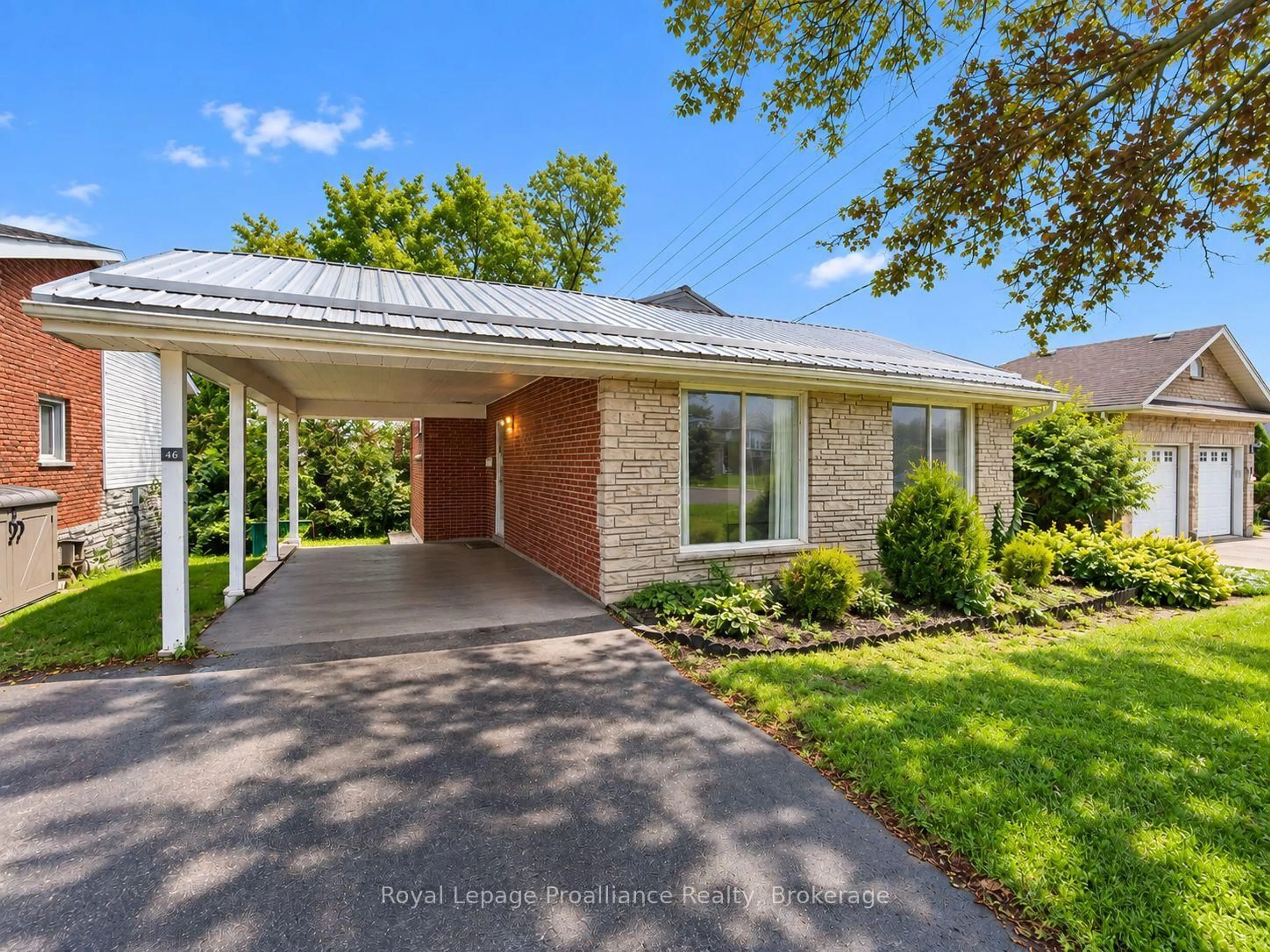 Home with brick exterior material, street for 46 Gearin St, Quinte West Ontario K8V 3Y1
