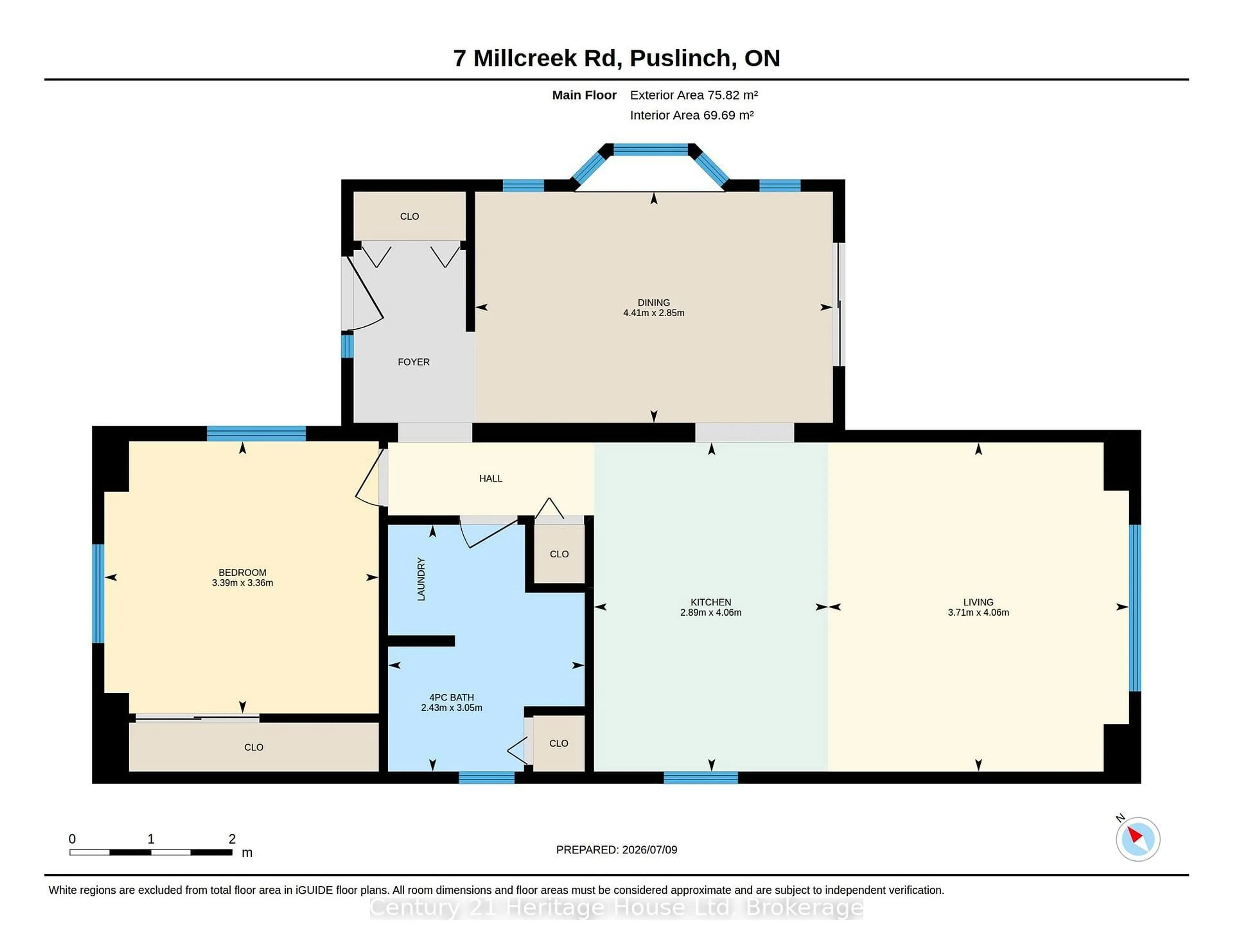Floor plan for 7 Millcreek Rd, Puslinch Ontario N0B 2J0