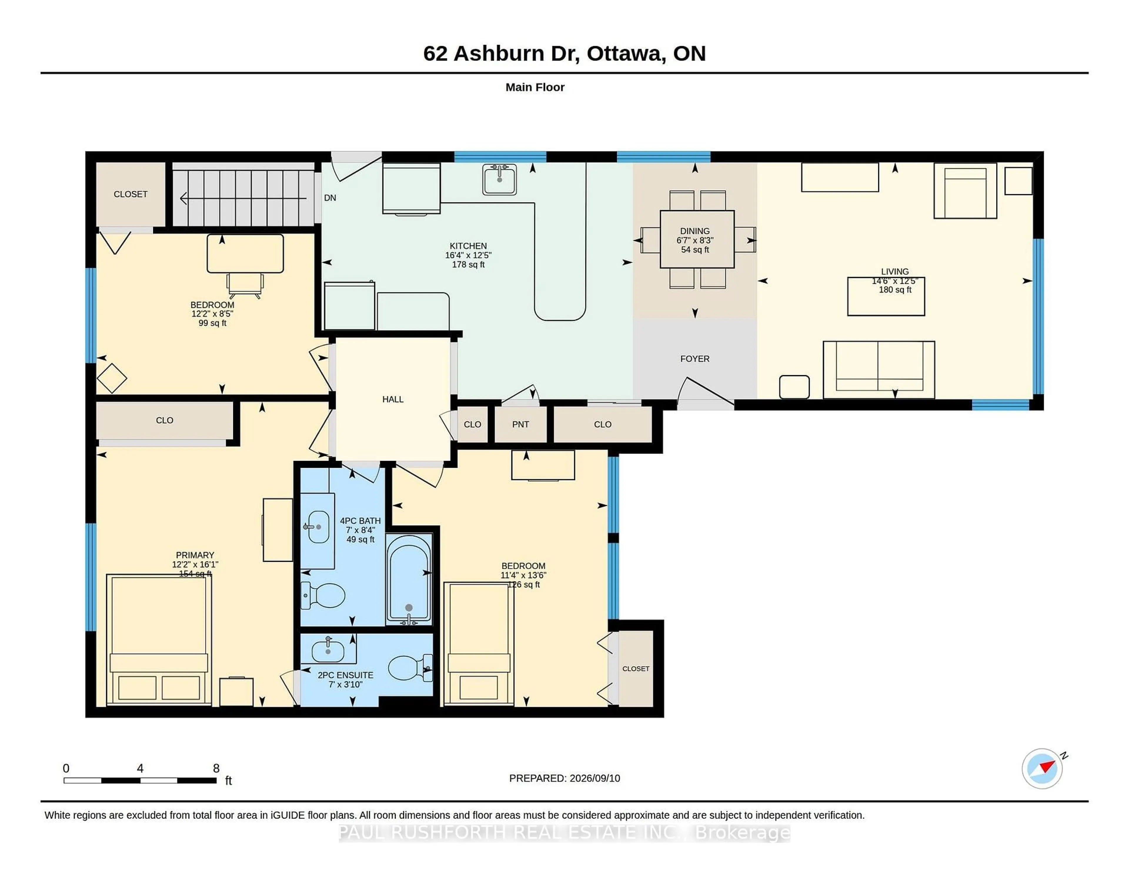 Floor plan for 62 Ashburn Dr, Ottawa Ontario K2E 6N3