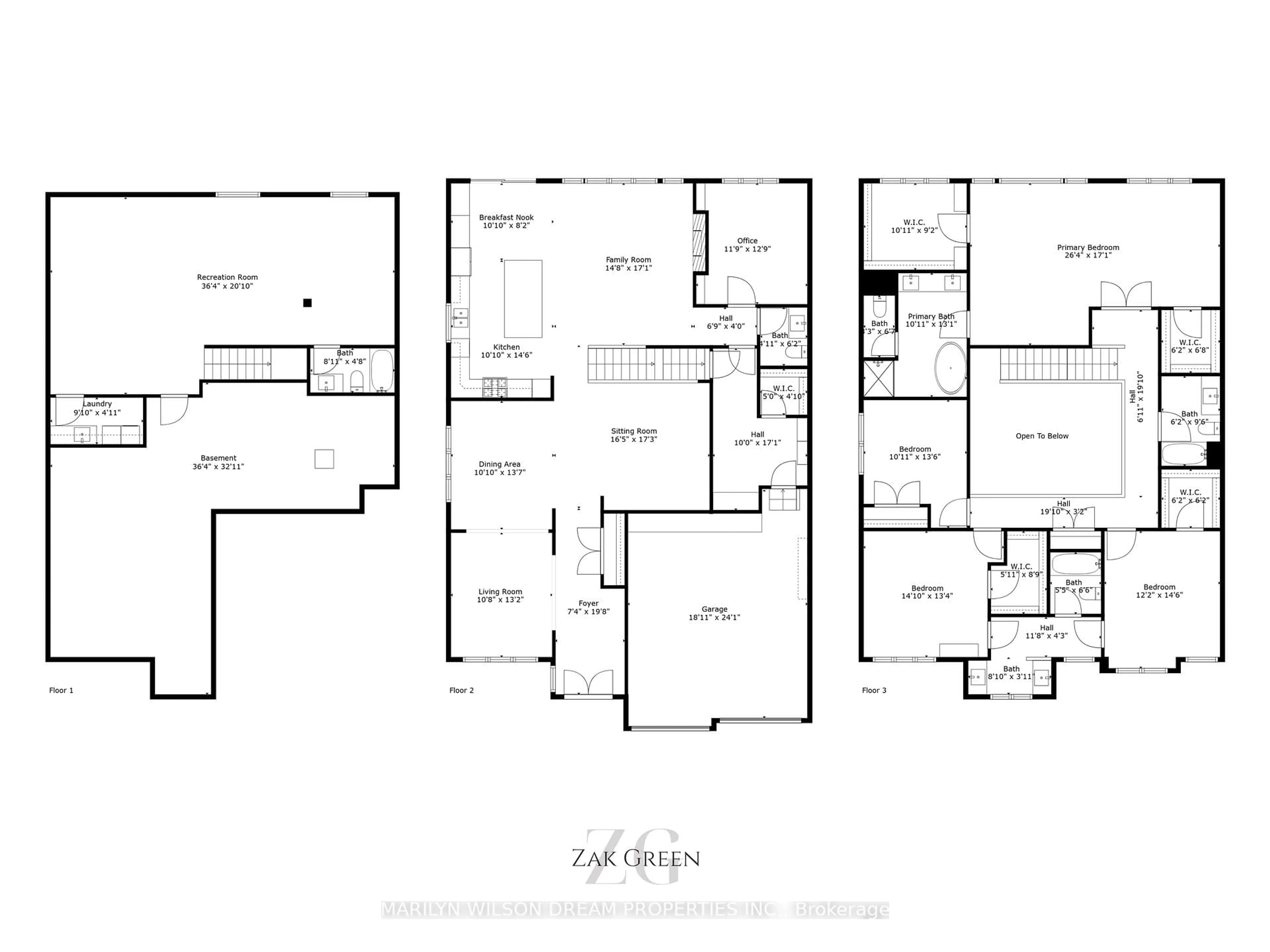Floor plan for 43 Angel Hts, Stittsville Ontario K2S 2N2