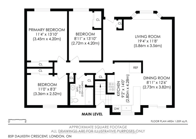 859 Dalkeith Cres, London North 3