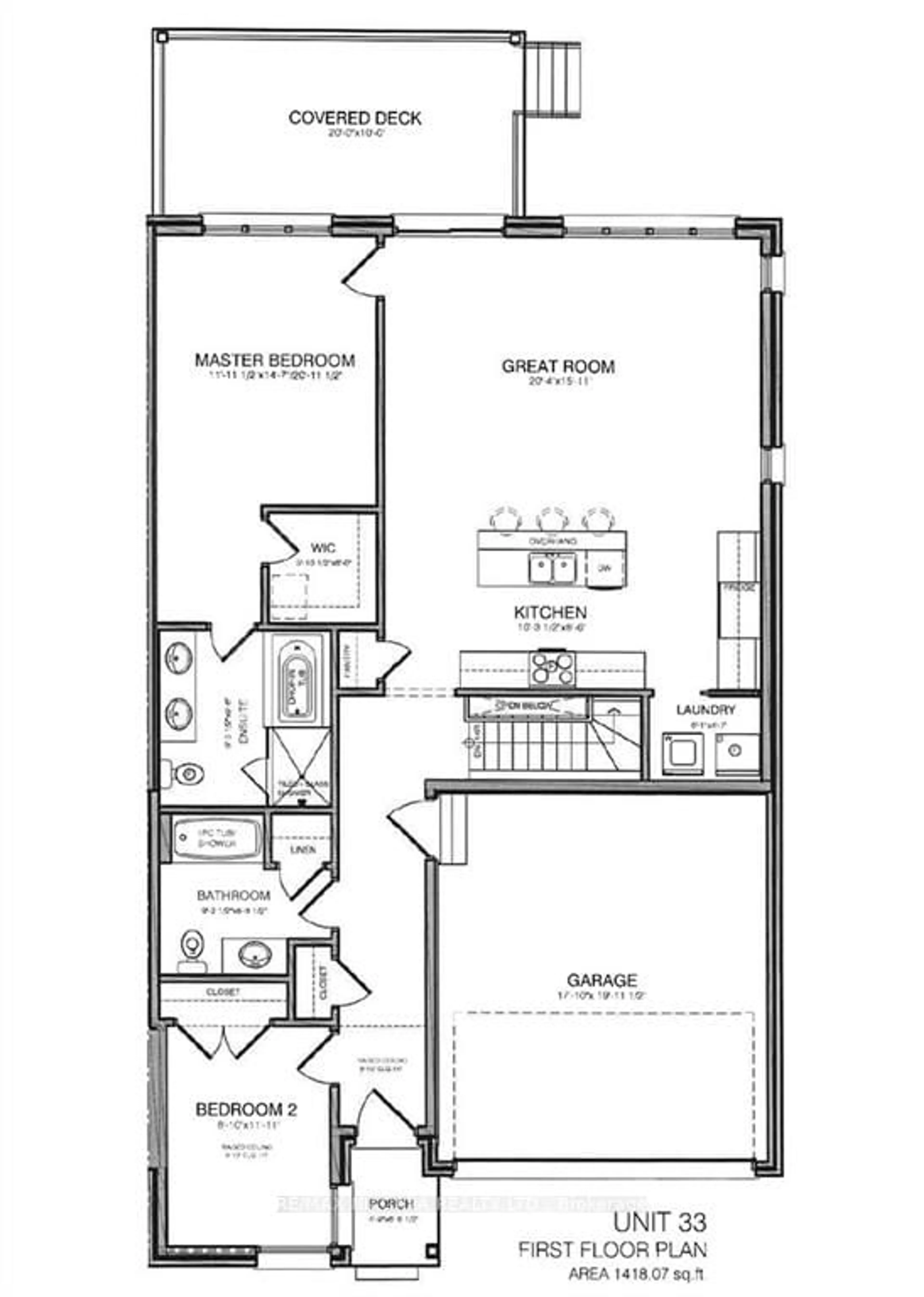 Floor plan for 8974 Wiiloughby Dr #33, Niagara Falls Ontario L2G 0Y8