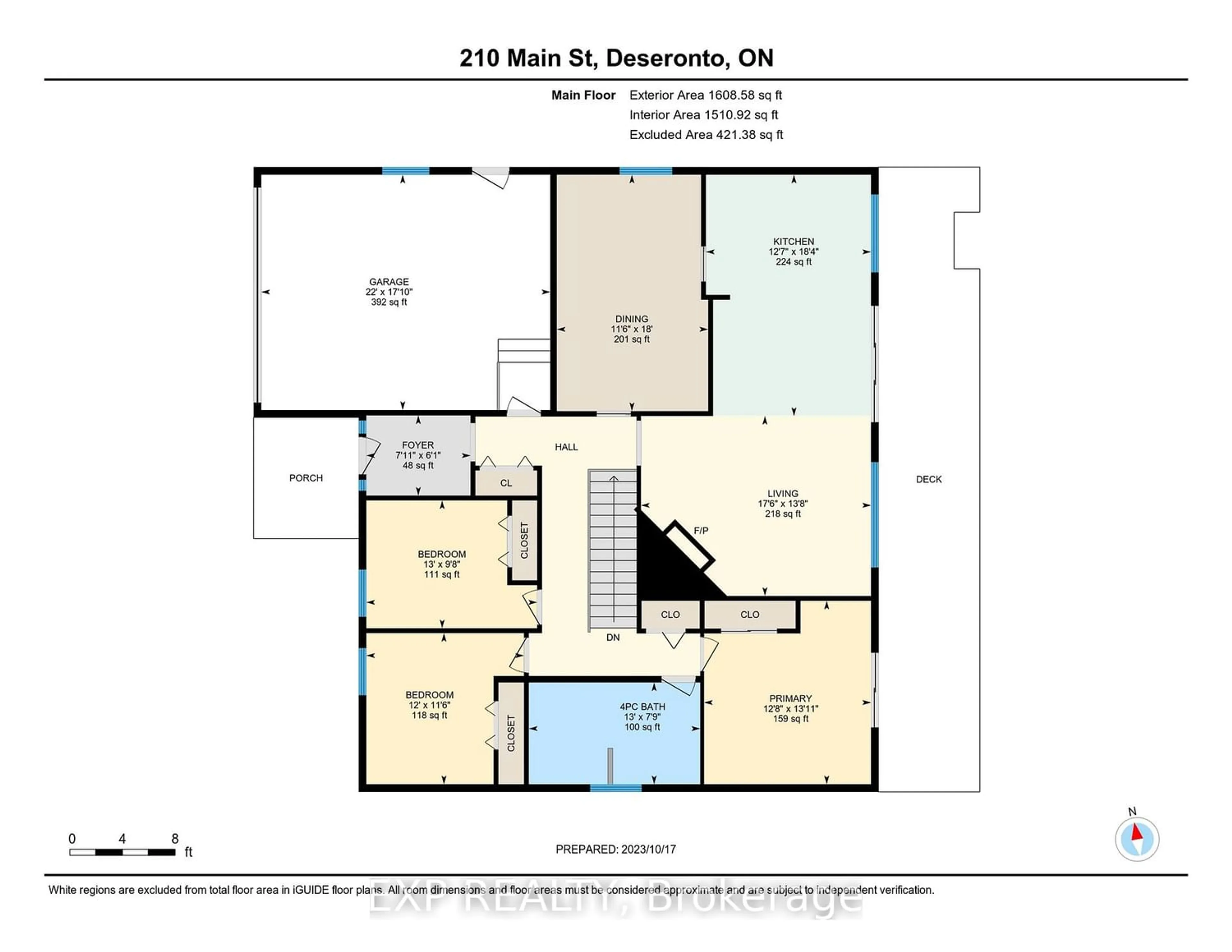 Floor plan for 210 Main St, Deseronto Ontario K0K 1X0
