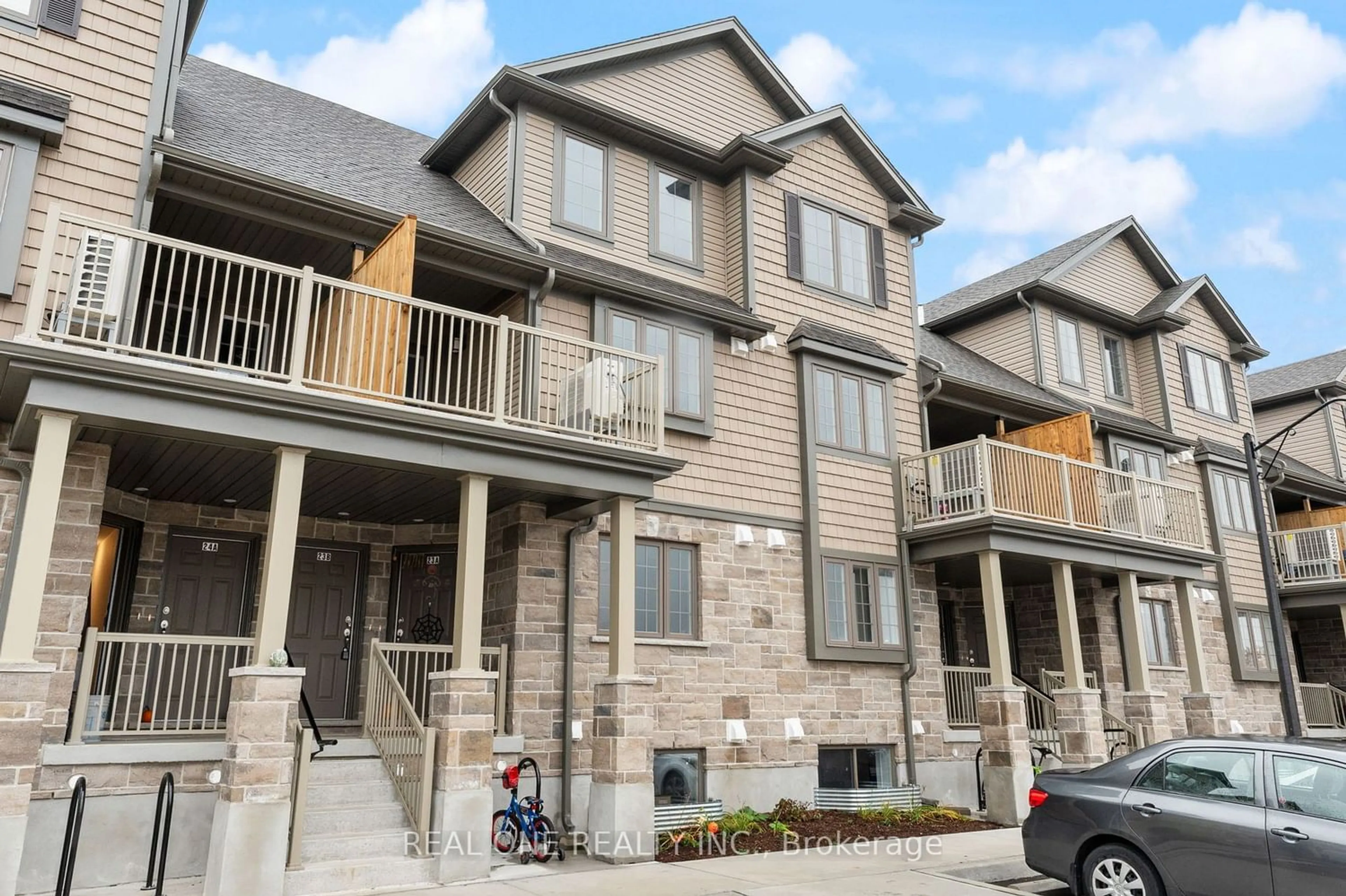 A pic from exterior of the house or condo for 85 Mullin Dr #23B, Guelph Ontario N1E 7M2