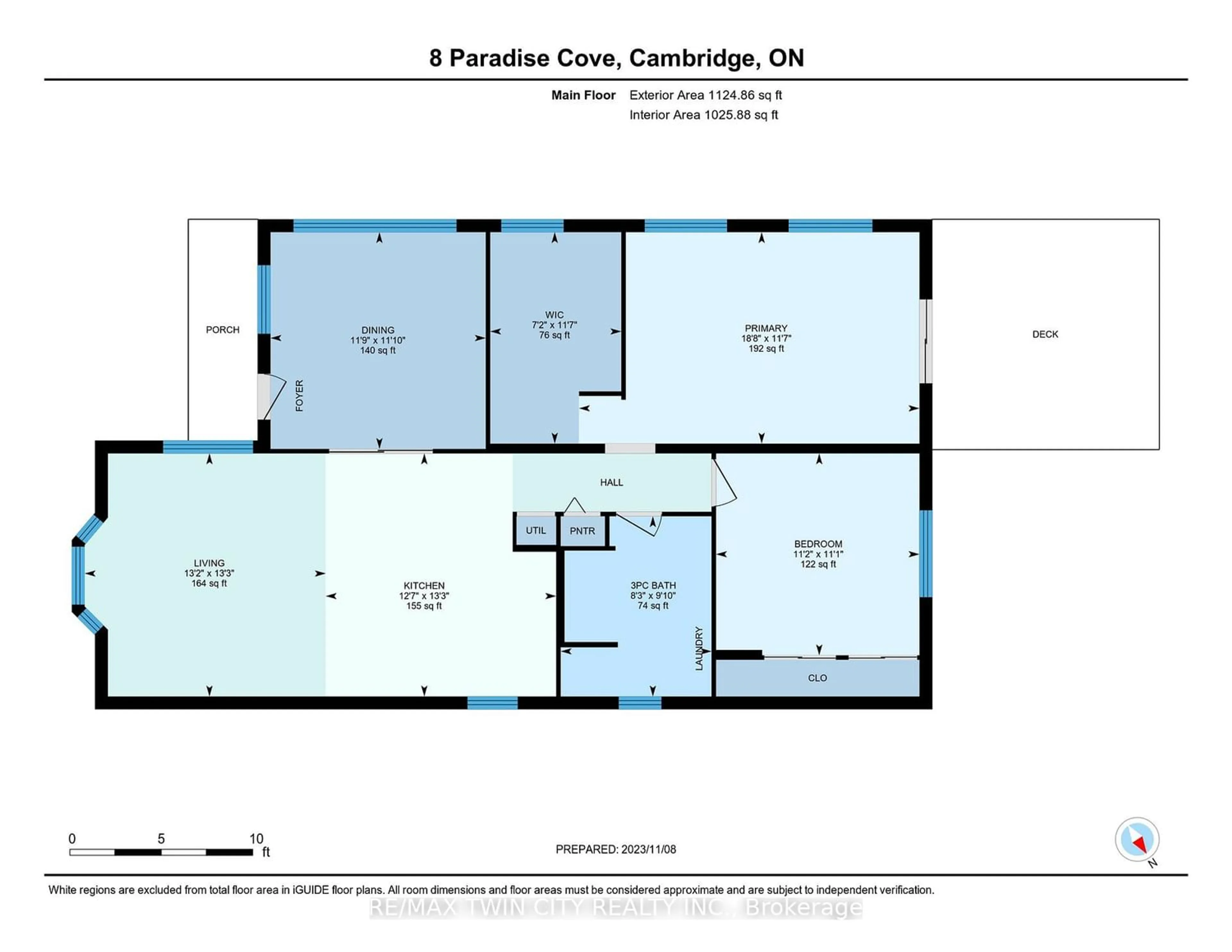 Floor plan for 1429 Sheffield Rd #8, Hamilton Ontario N1R 8B2