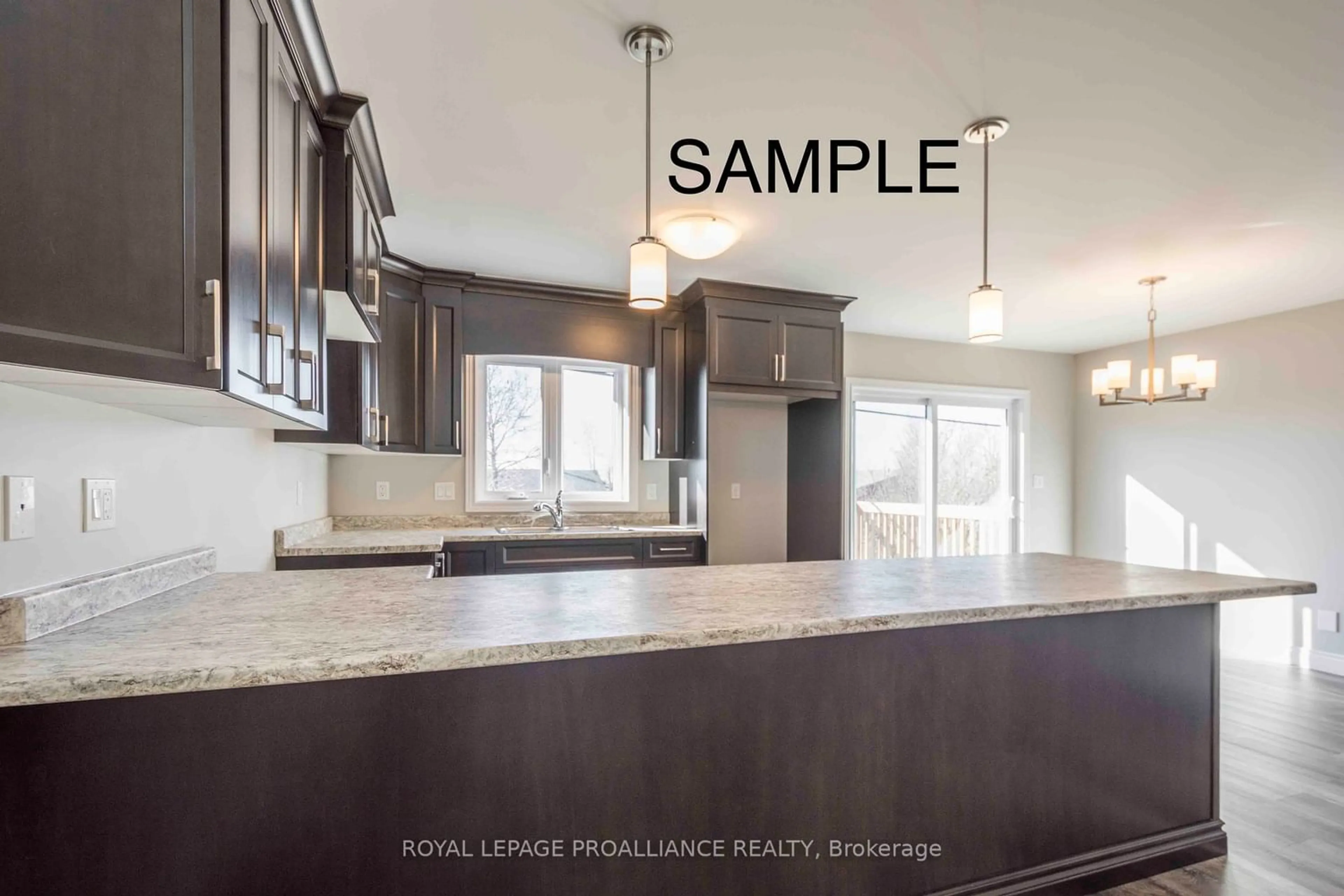 Open concept kitchen for 46 Mackenzie John Cres, Brighton Ontario K0K 1H0