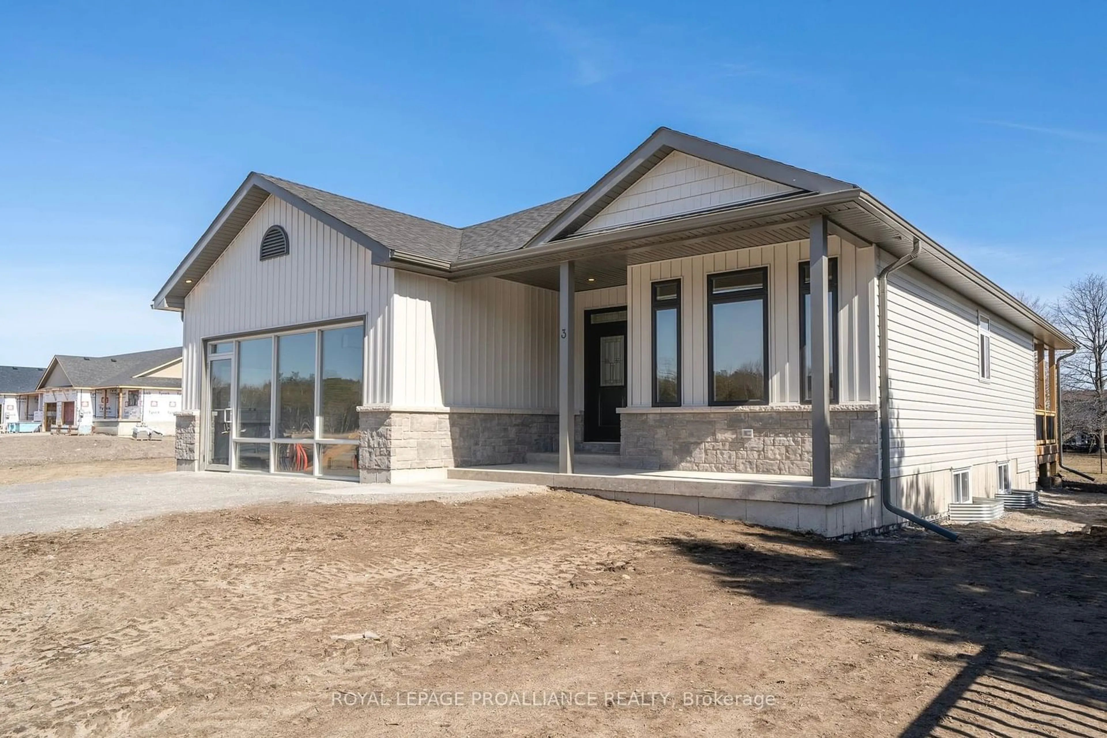 Frontside or backside of a home, the front or back of building for 3 Clayton John Ave, Brighton Ontario K0K 1H0