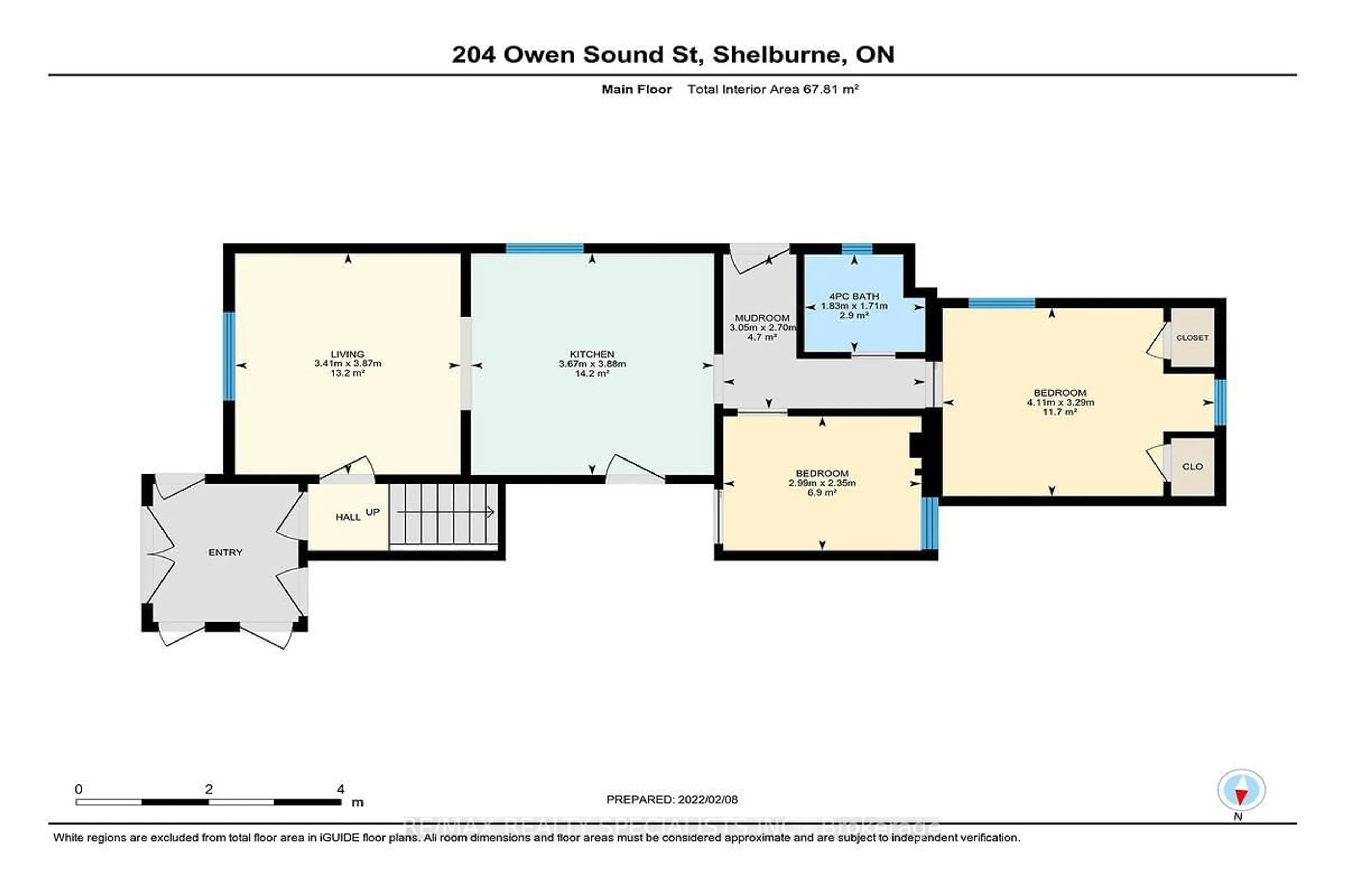 Floor plan for 204 Owen Sound St #1 & 2, Shelburne Ontario L0N 1S5