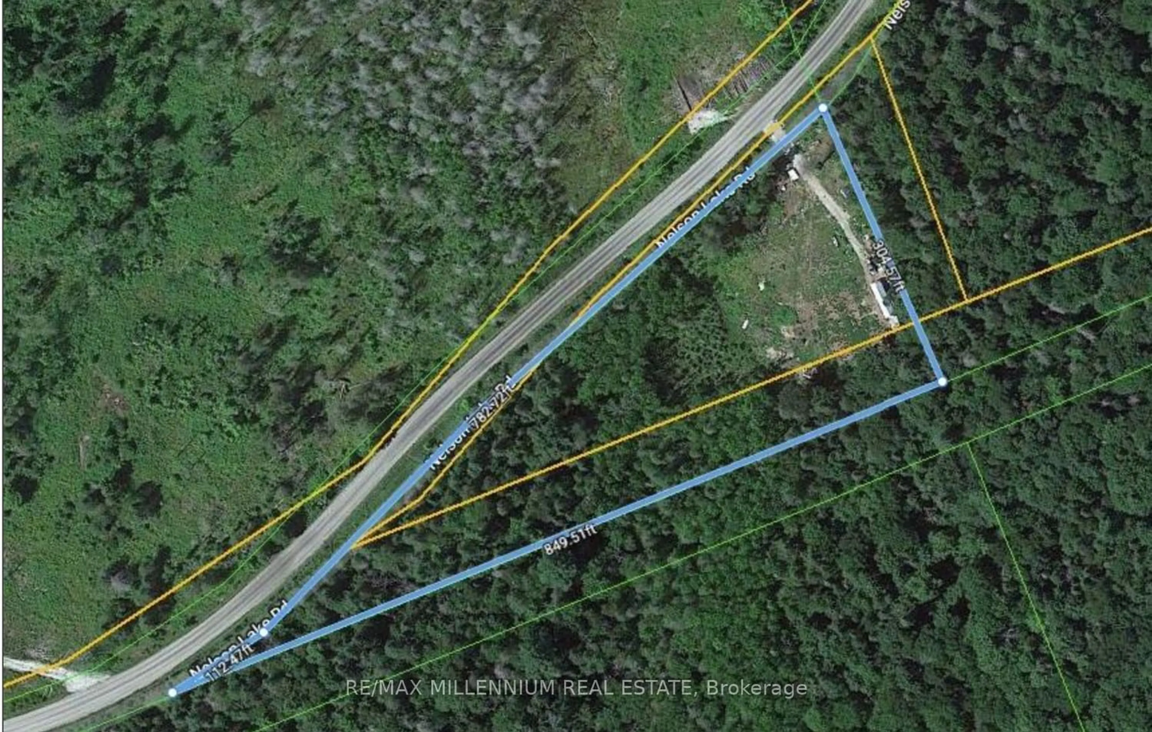 Picture of a map for 1311 Nelson Lake Rd, Magnetawan Ontario P0A 1P0