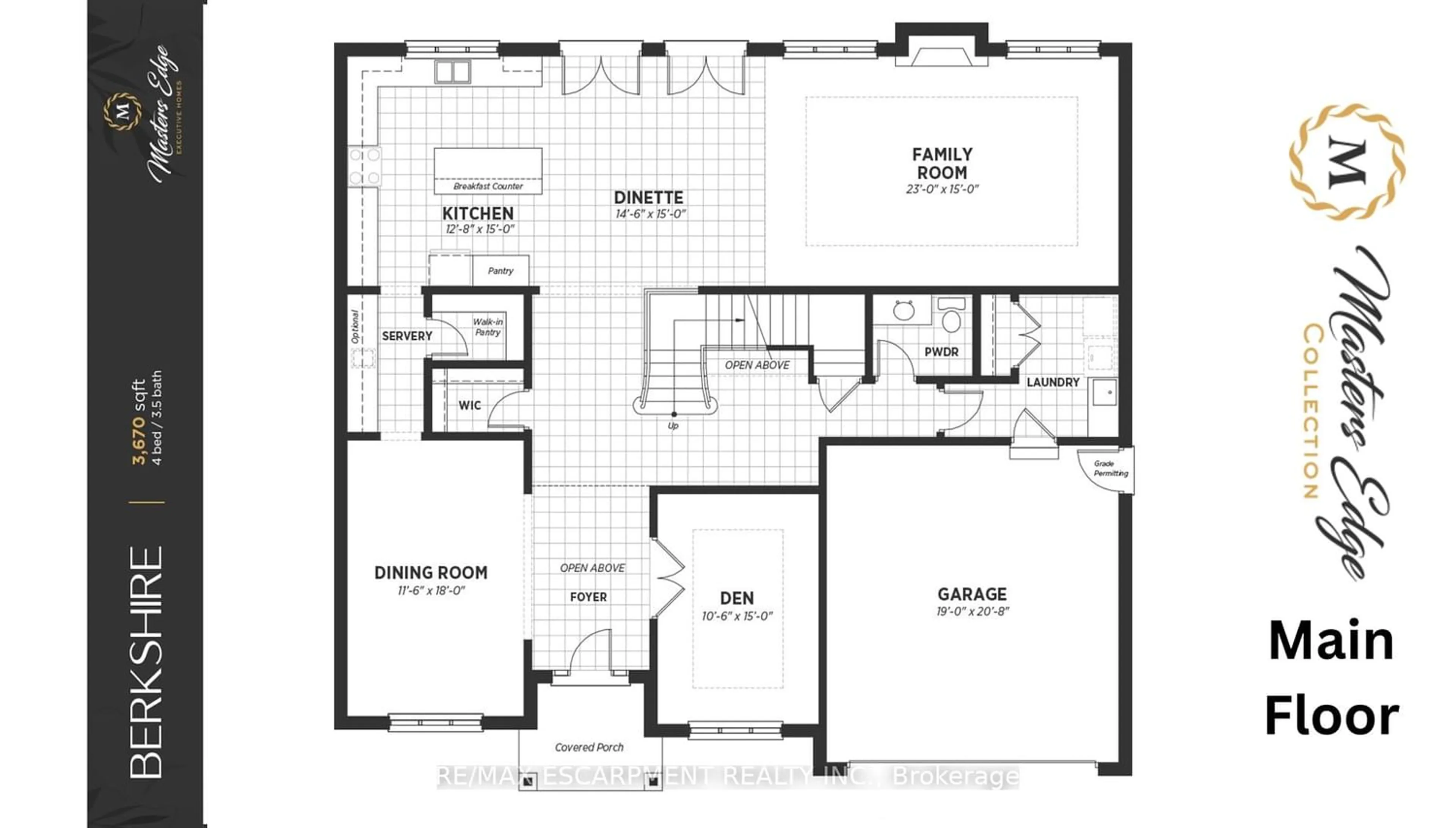 Floor plan for 439 Masters Dr, Woodstock Ontario N4T 0L2