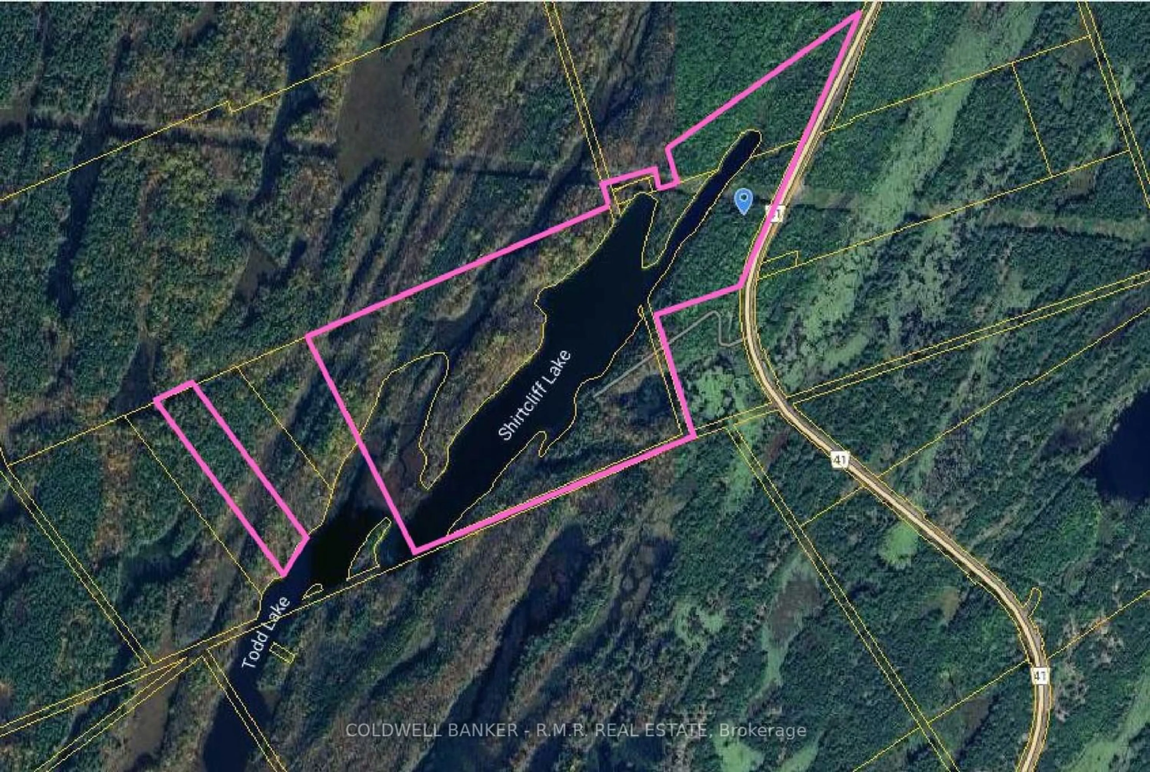 Picture of a map for 8860 County Rd 41, Addington Highlands Ontario K0H 1Z0