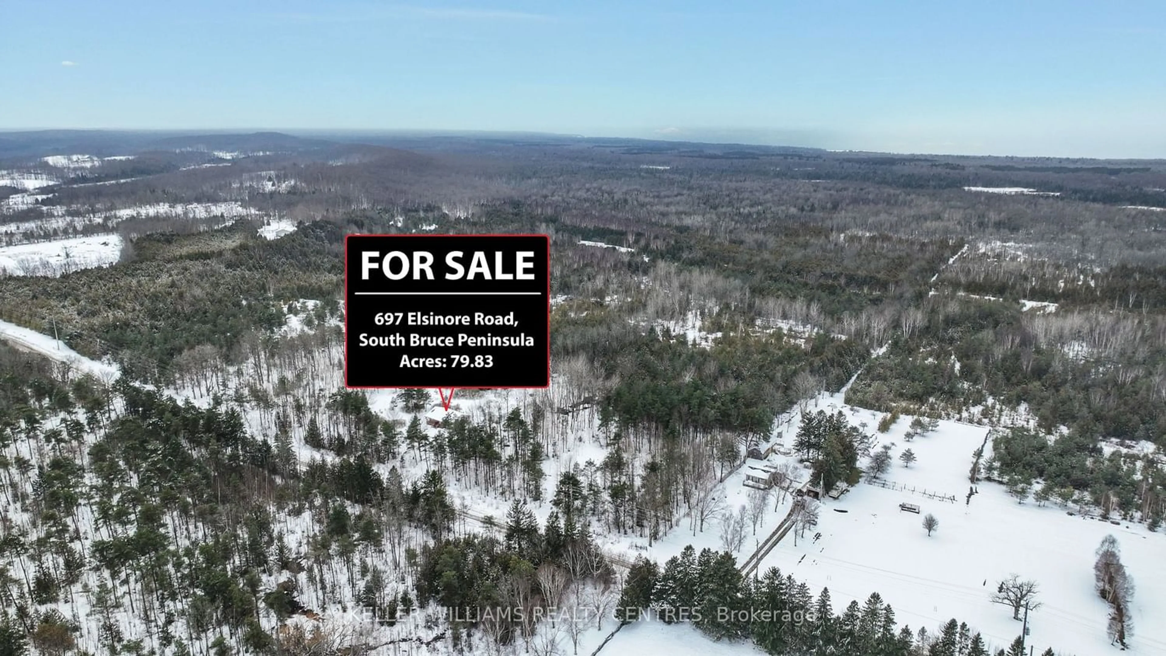 Forest view for 697 Elsinore Rd, South Bruce Peninsula Ontario N0H 1A0