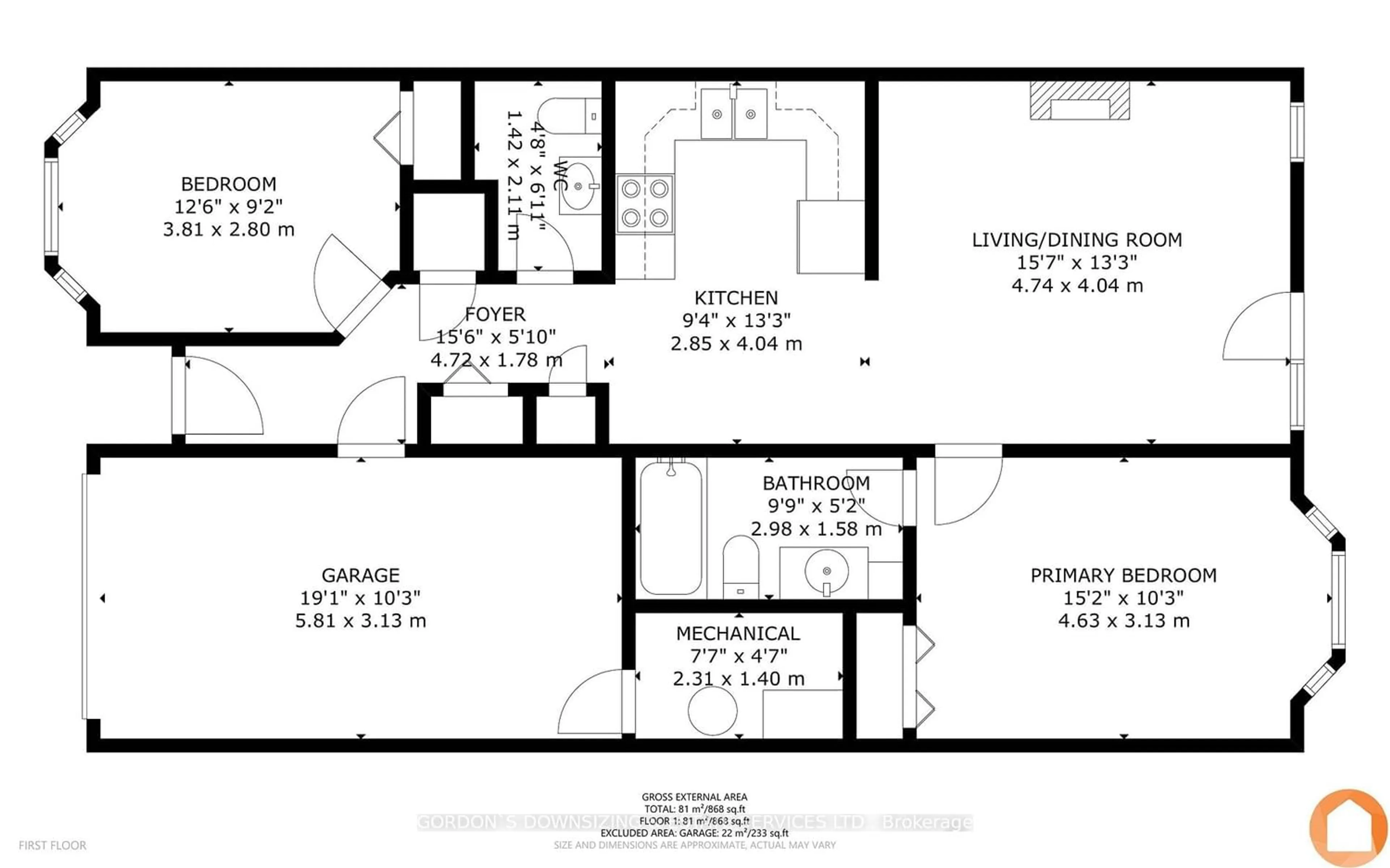 Floor plan for 9 Richardson Lane #9, Madoc Ontario K0K 2K0