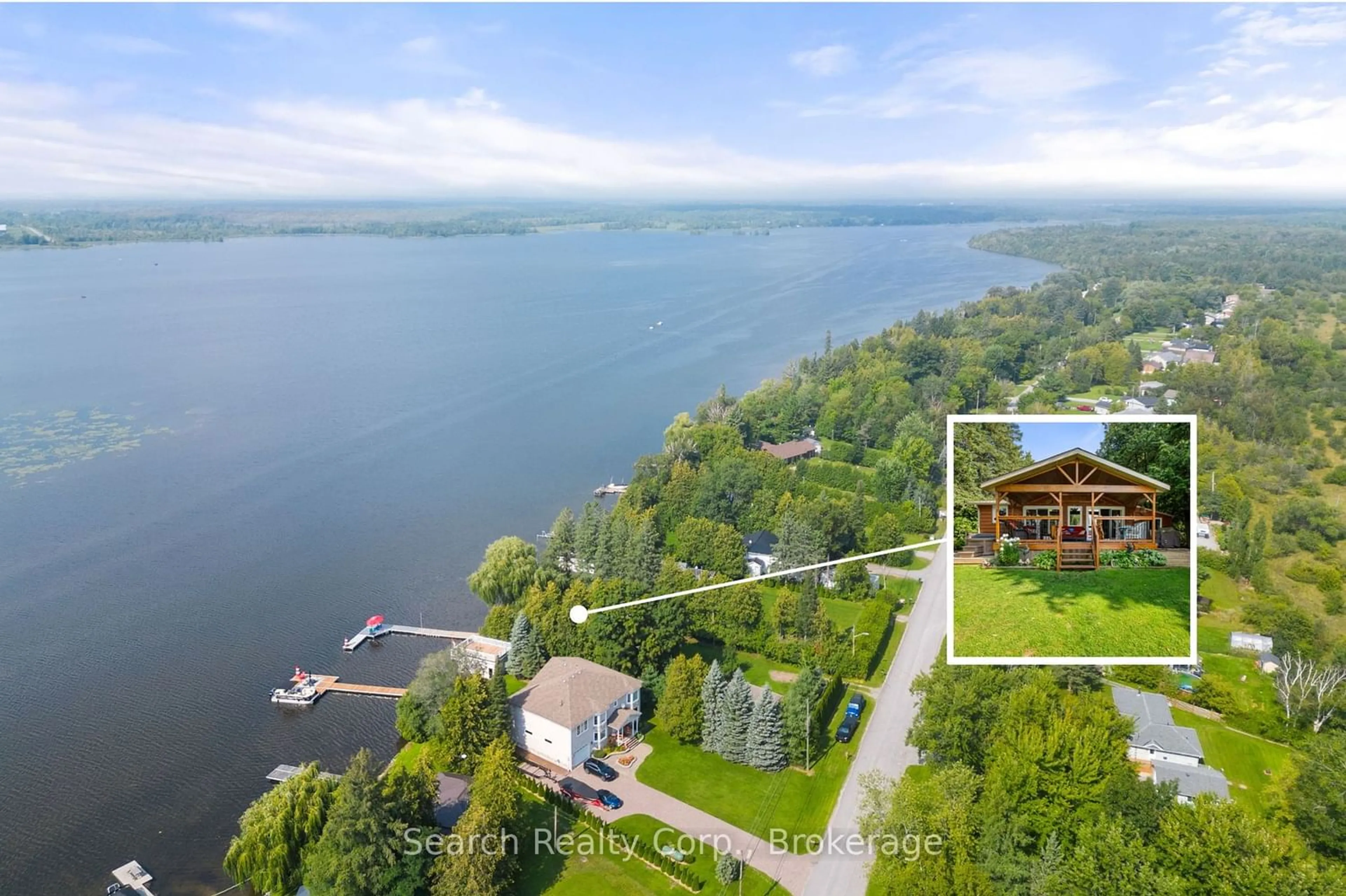 A pic from outside/outdoor area/front of a property/back of a property/a pic from drone, water/lake/river/ocean view for 123 Driftwood Shores Rd, Kawartha Lakes Ontario K0M 2B0