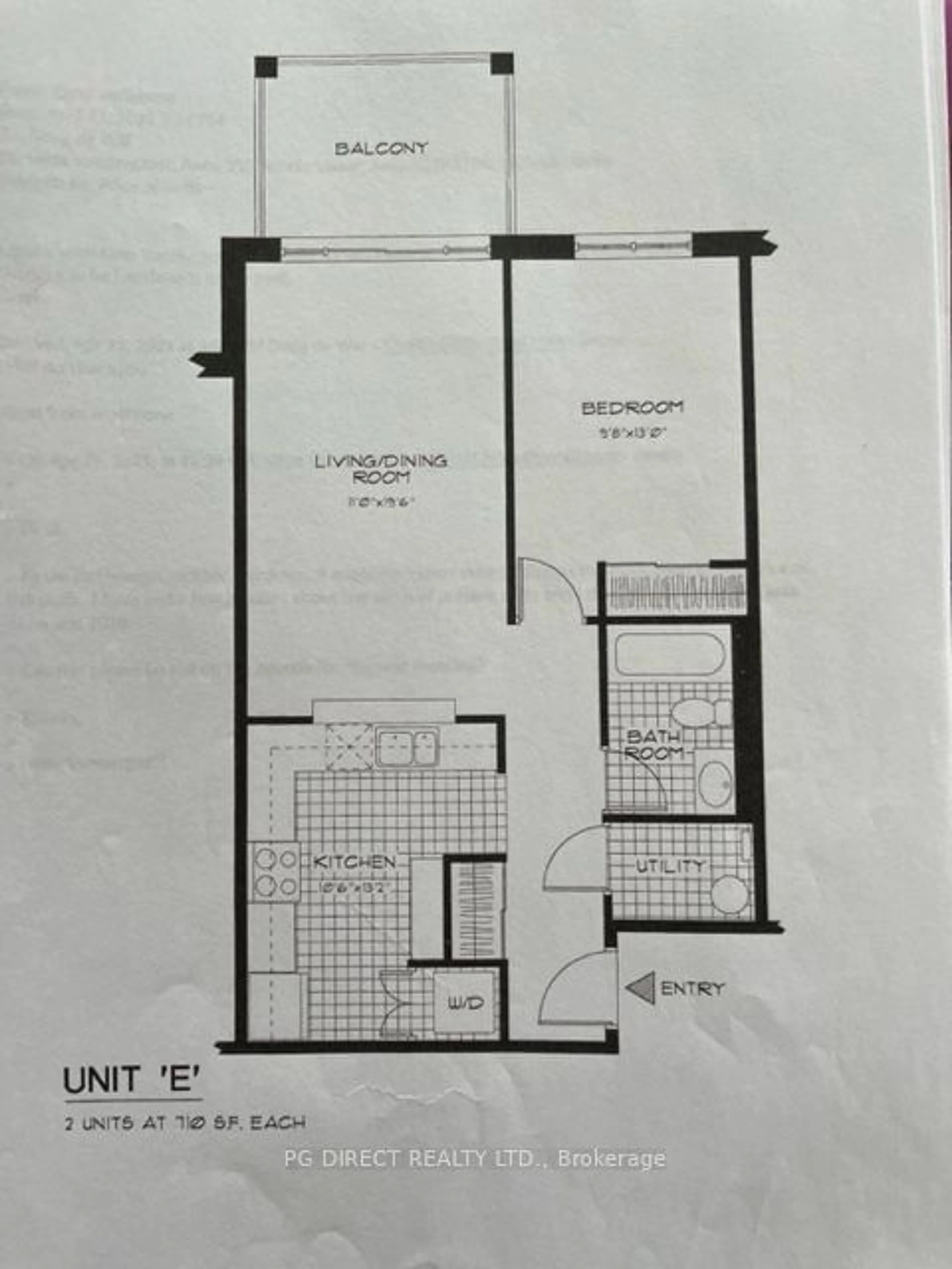 Floor plan for 20 Fourth Ave #205, Quinte West Ontario K8V 5N3