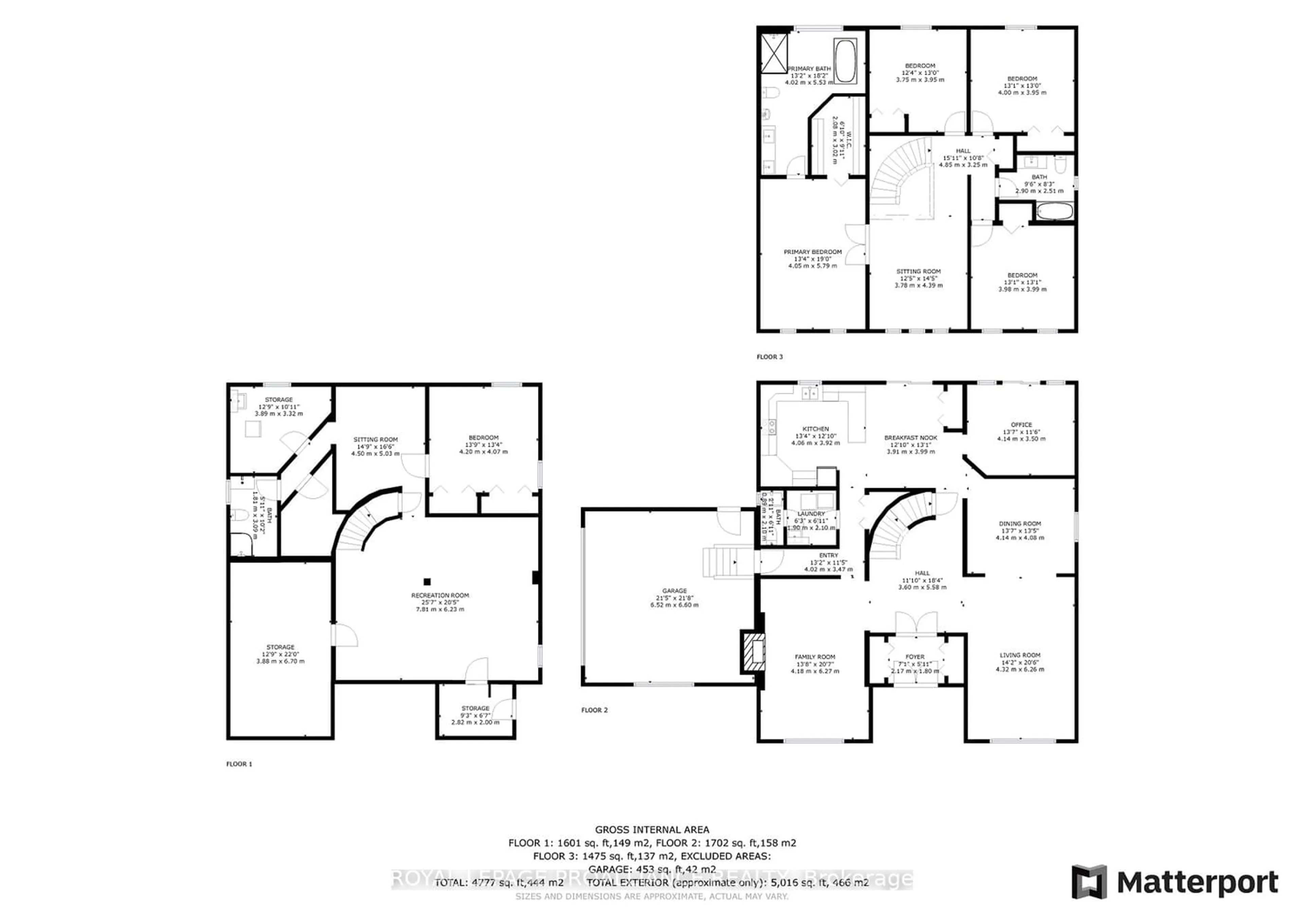 Floor plan for 542 Rankin Cres, Kingston Ontario K7M 7L4