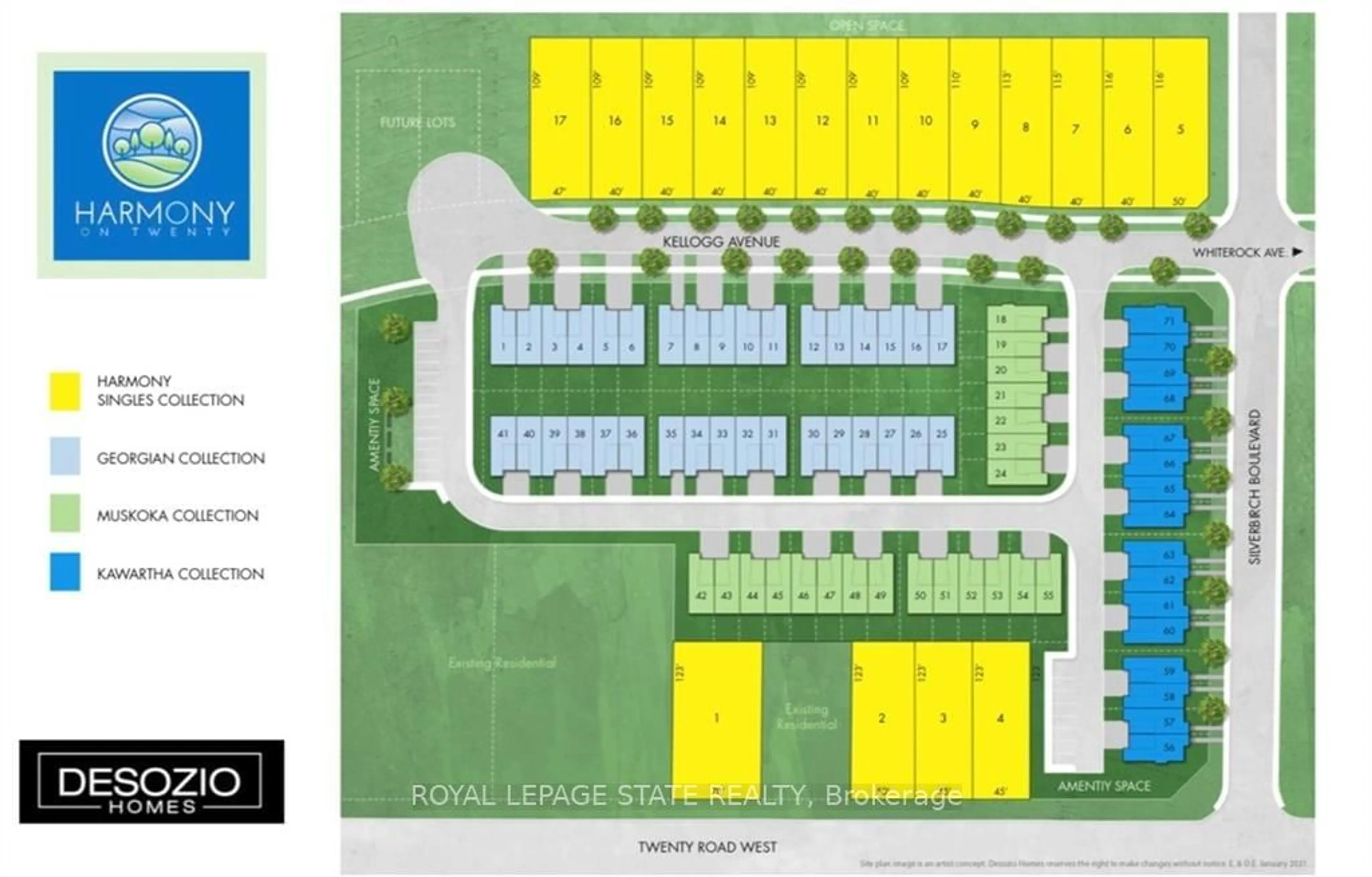 Floor plan for Lot 10 Kellogg Ave, Hamilton Ontario L0R 1W0