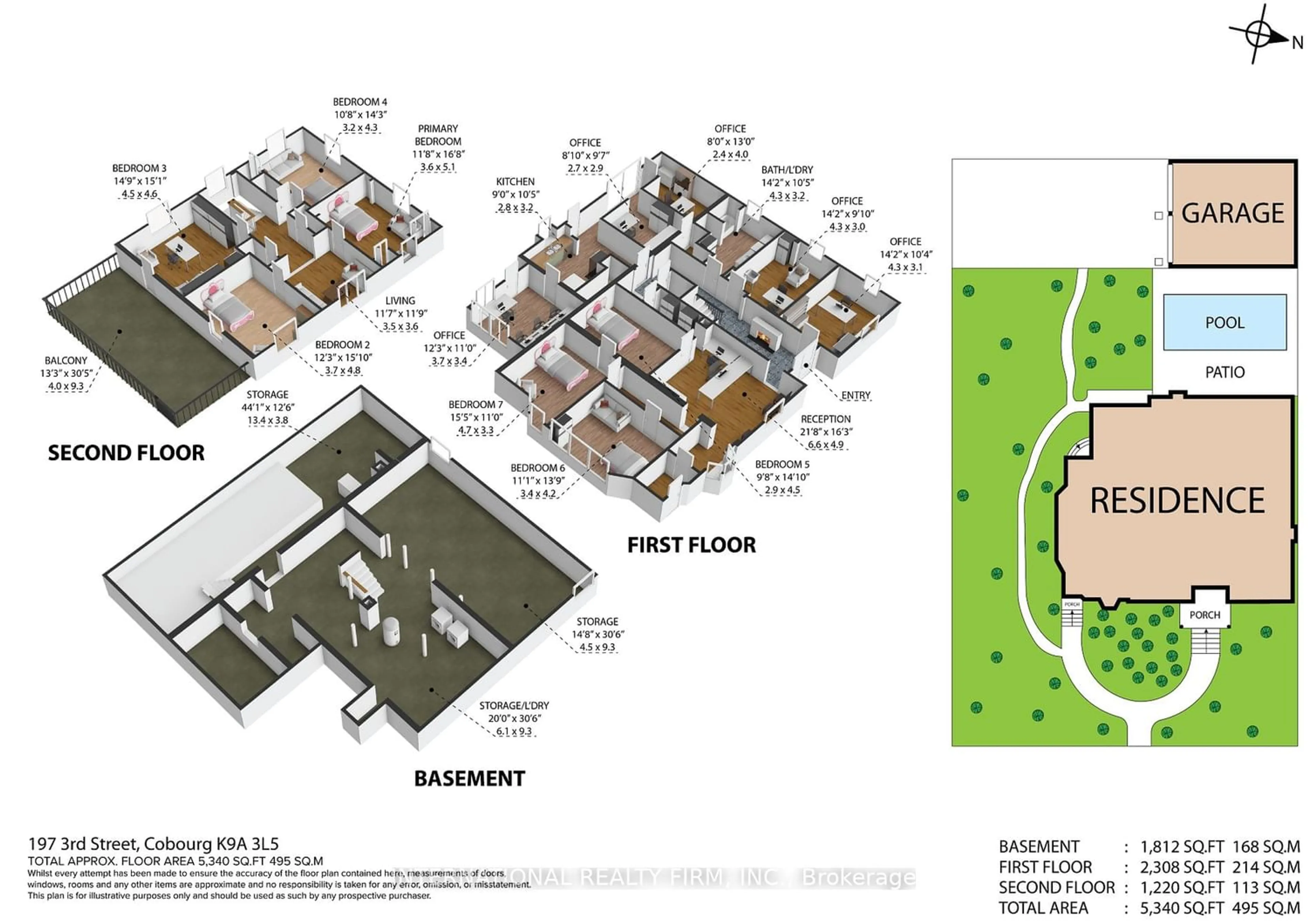 Floor plan for 197 Third St, Cobourg Ontario K9A 3L5