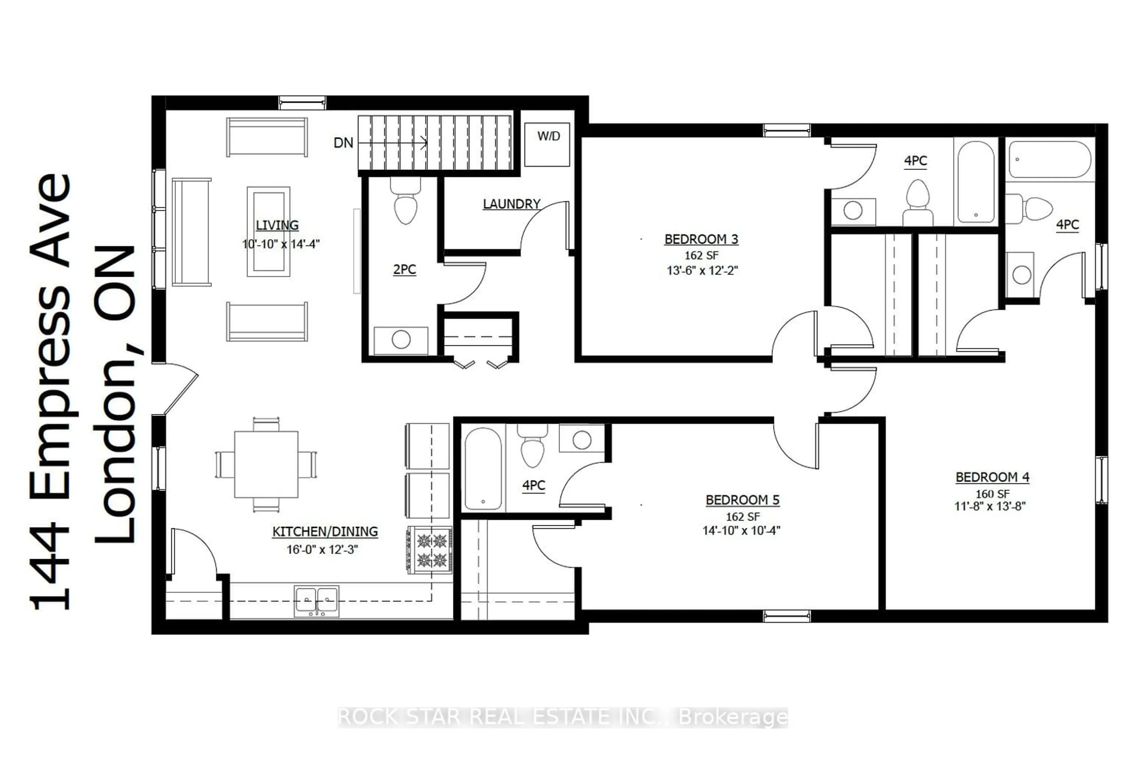 Floor plan for 144 Empress Ave, London Ontario N6H 1N5