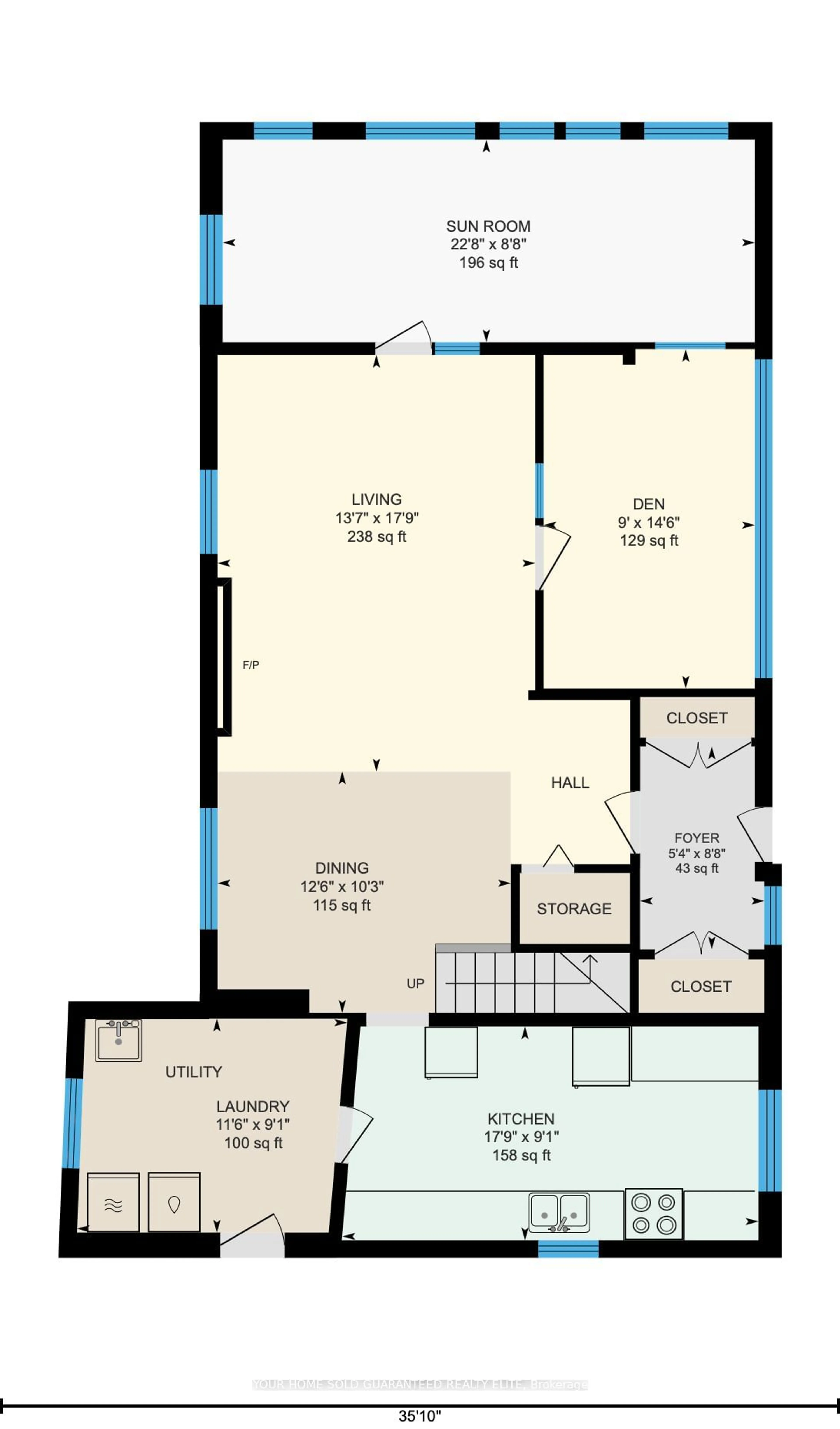 Floor plan for 2 Fifth St, Grimsby Ontario L3M 2T1