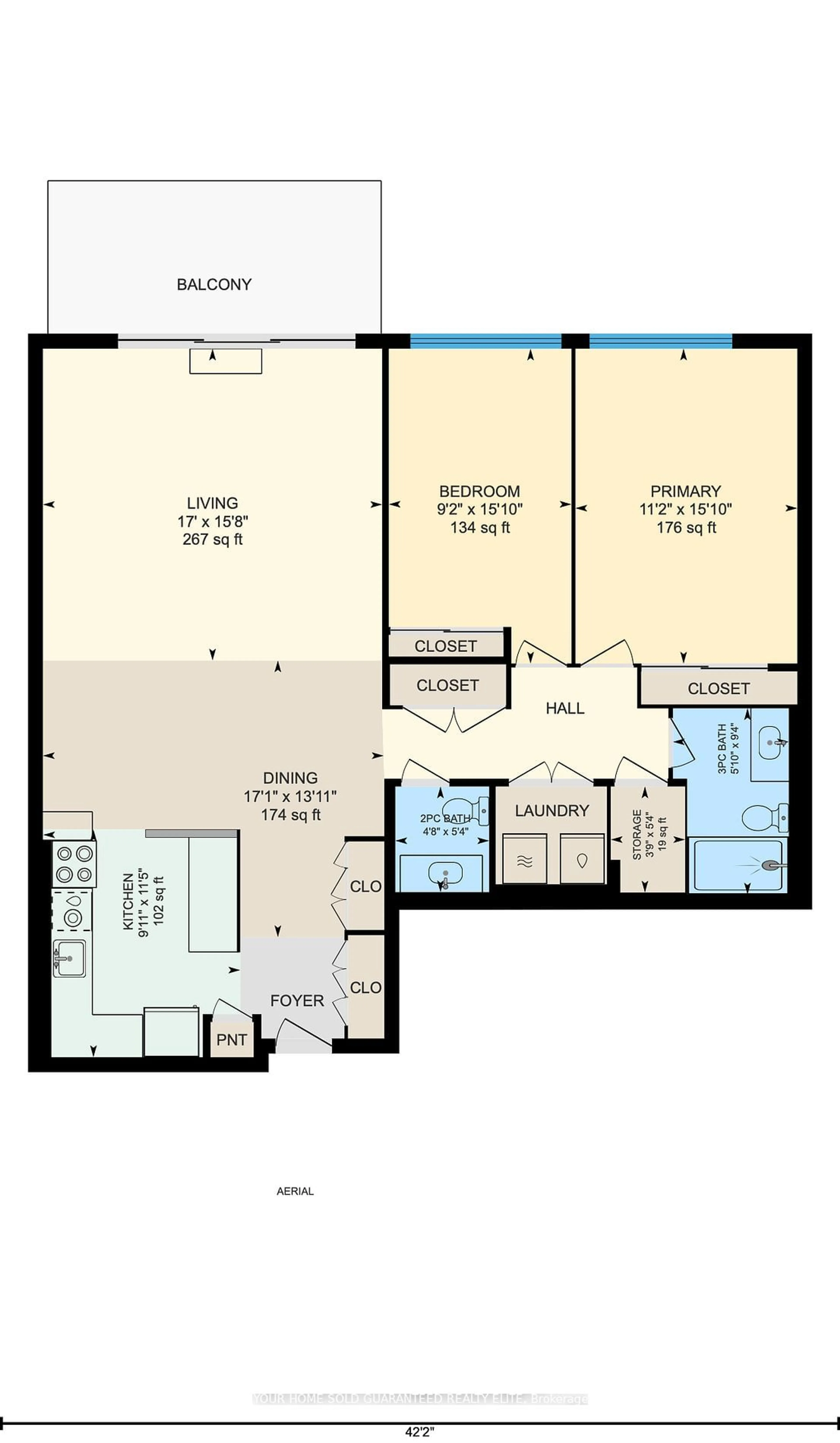 Floor plan for 28 Robinson St #403, Grimsby Ontario L3M 3C9