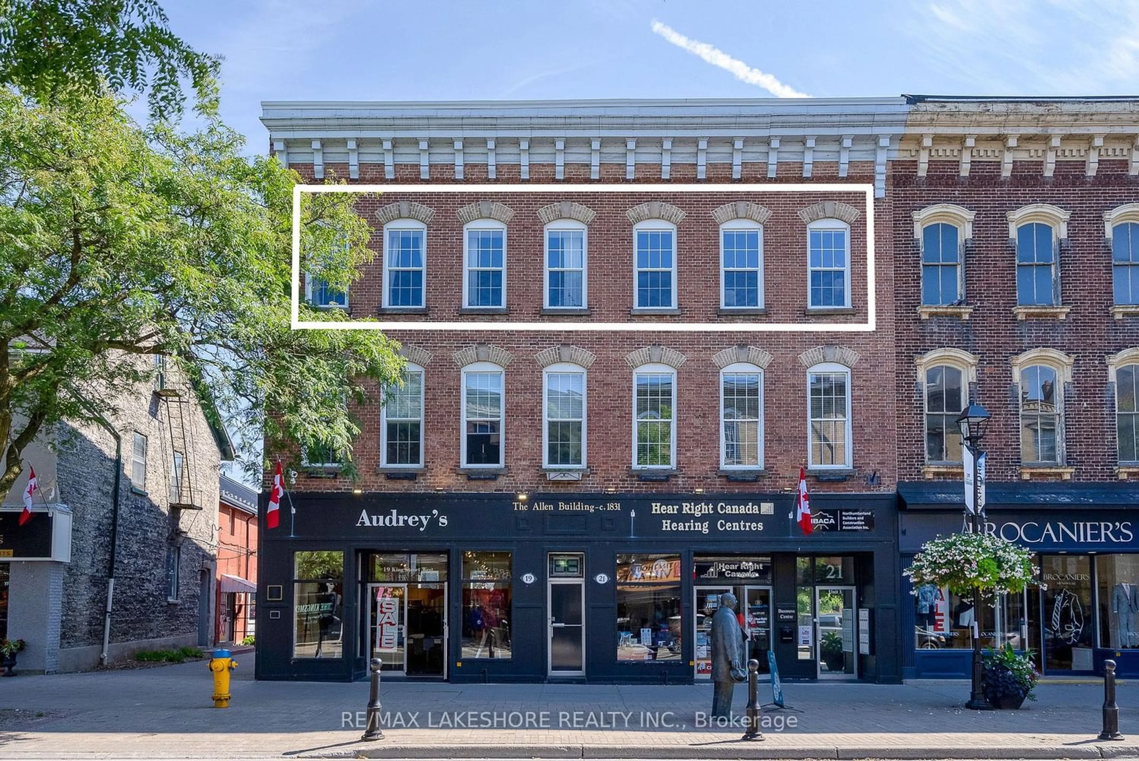 Home with brick exterior material for 19-21 KING St #301, Cobourg Ontario K9A 2M1