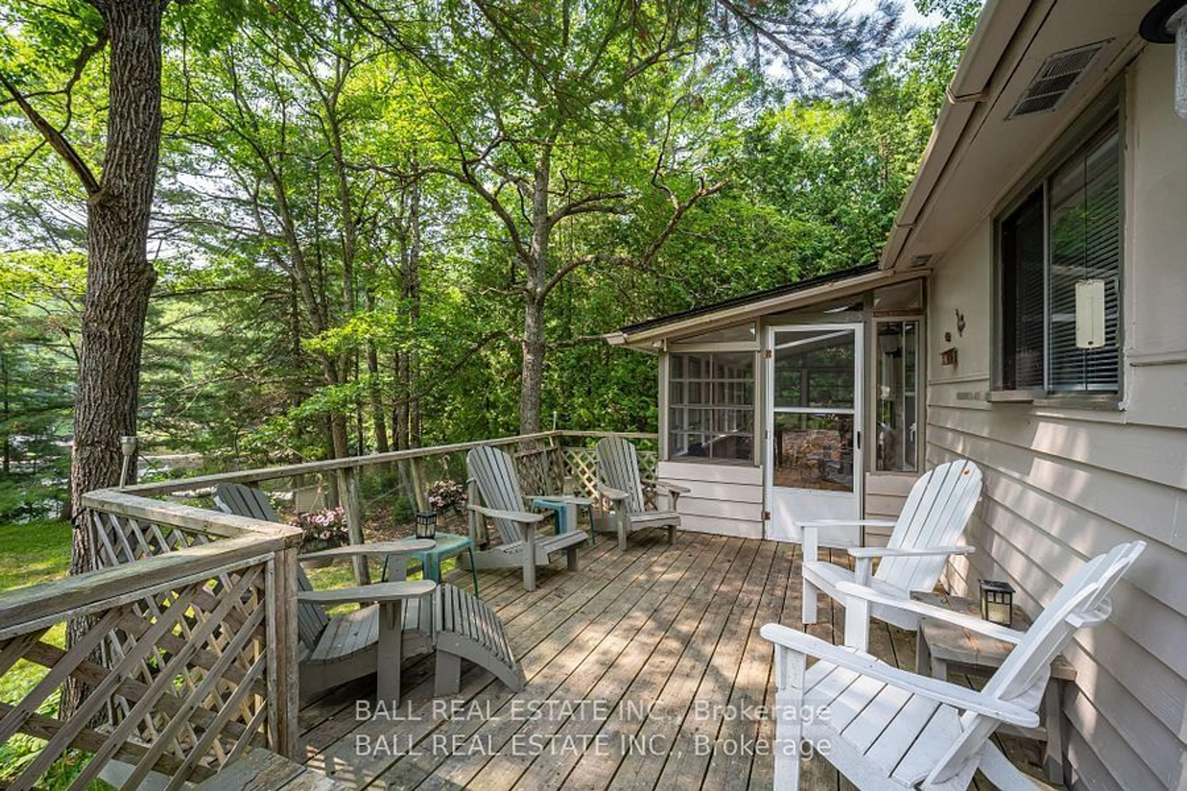 Patio for 1207 Anst Lake Wao, North Kawartha Ontario K0L 1A0