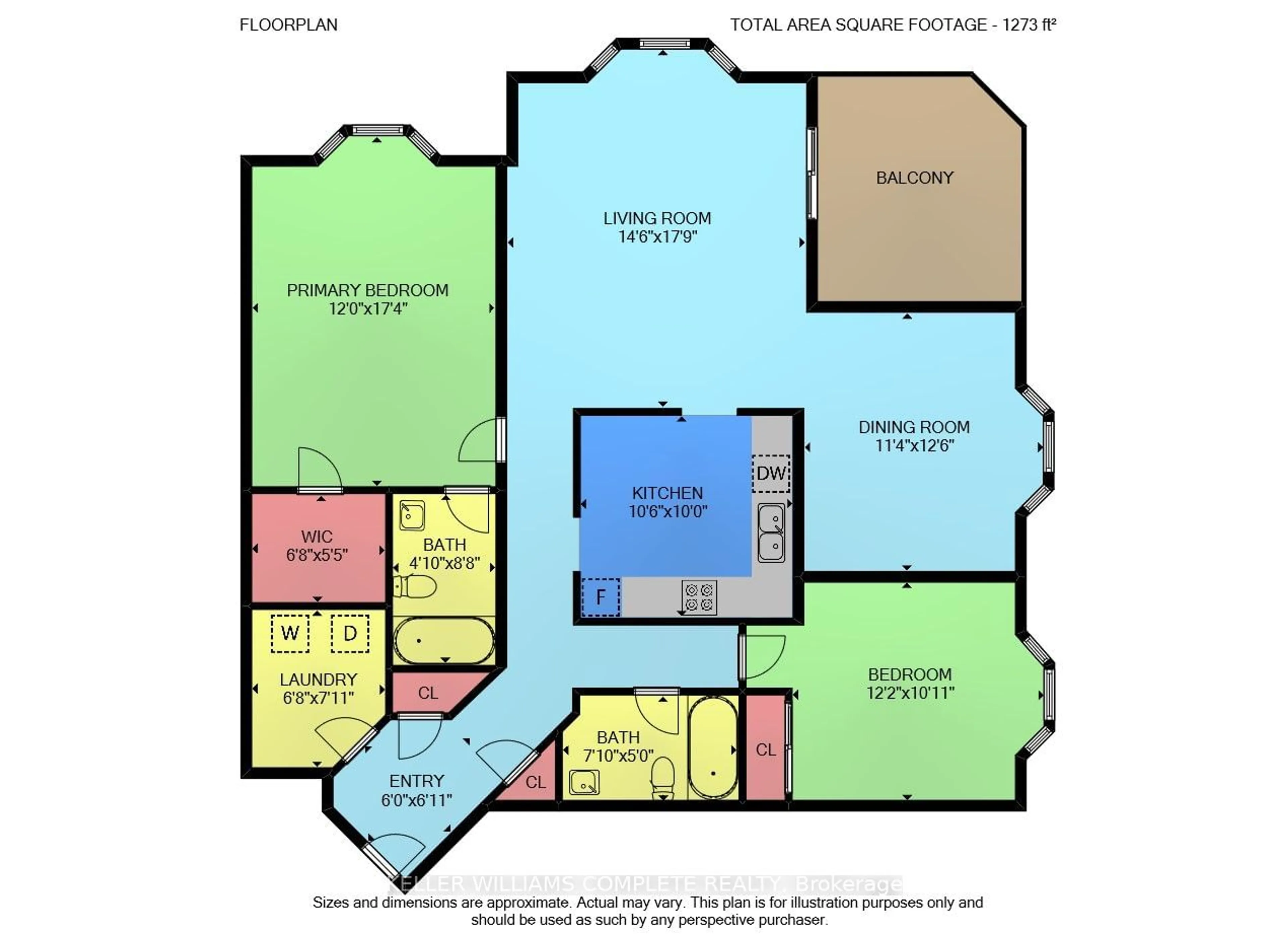 Floor plan for 6 Village Green Blvd #505, Hamilton Ontario L8G 5B7