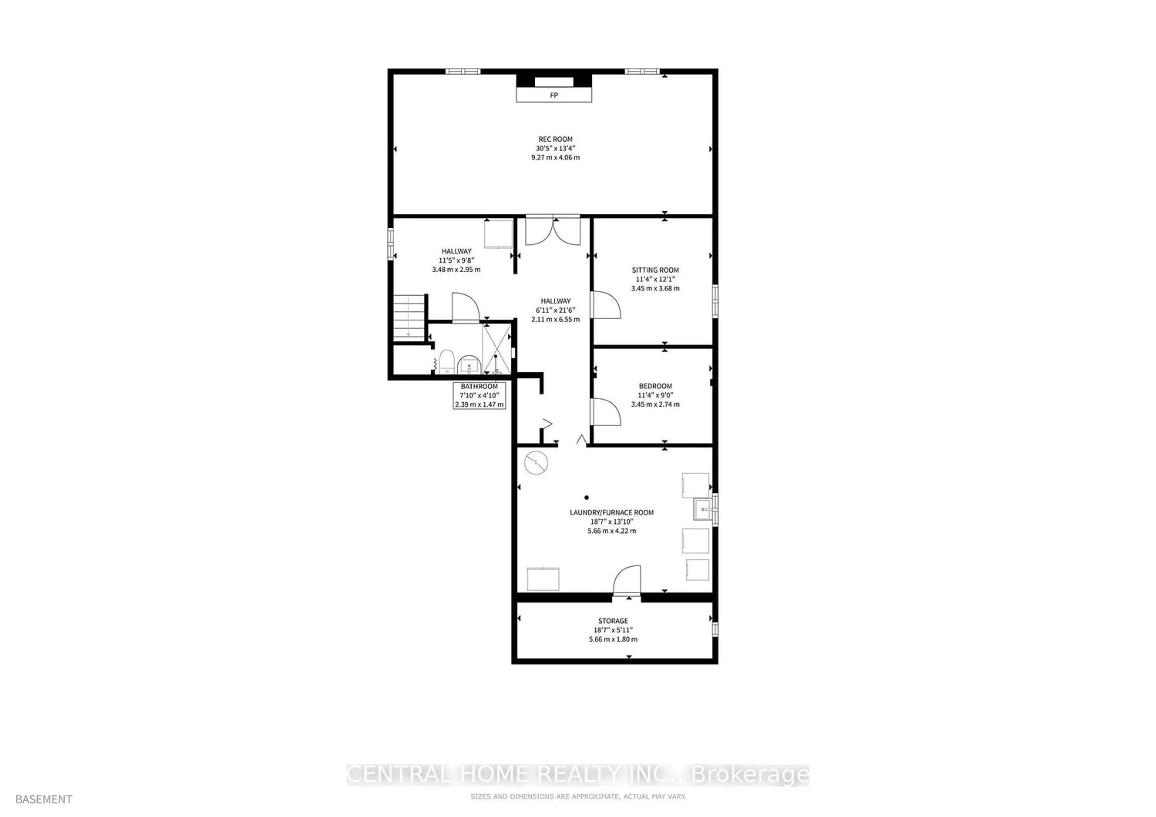Floor plan for 687 7th Ave, Hamilton Ontario L8V 1Z1