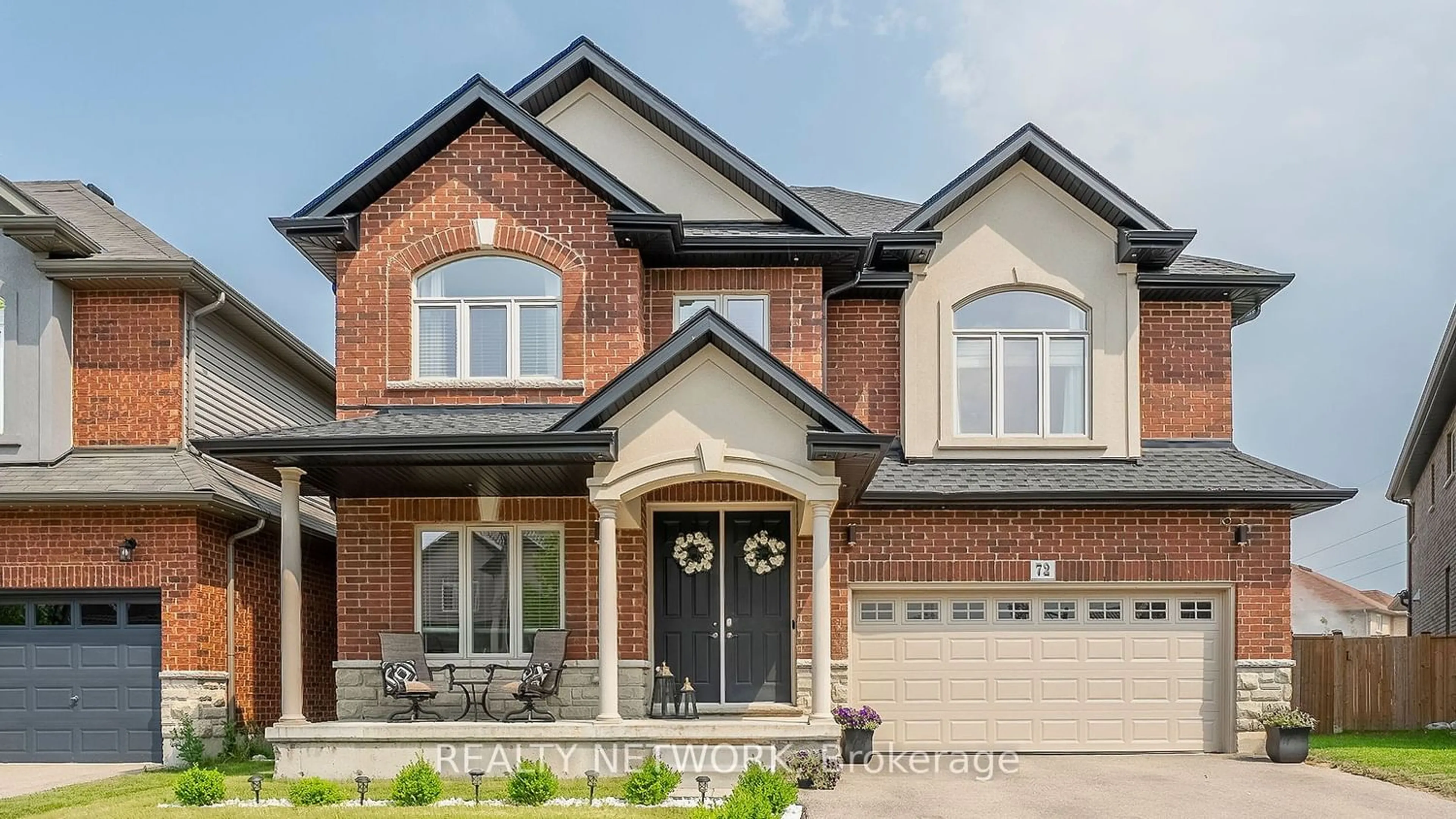 Home with brick exterior material for 72 Hidden Ridge Cres, Hamilton Ontario L0R 1P0