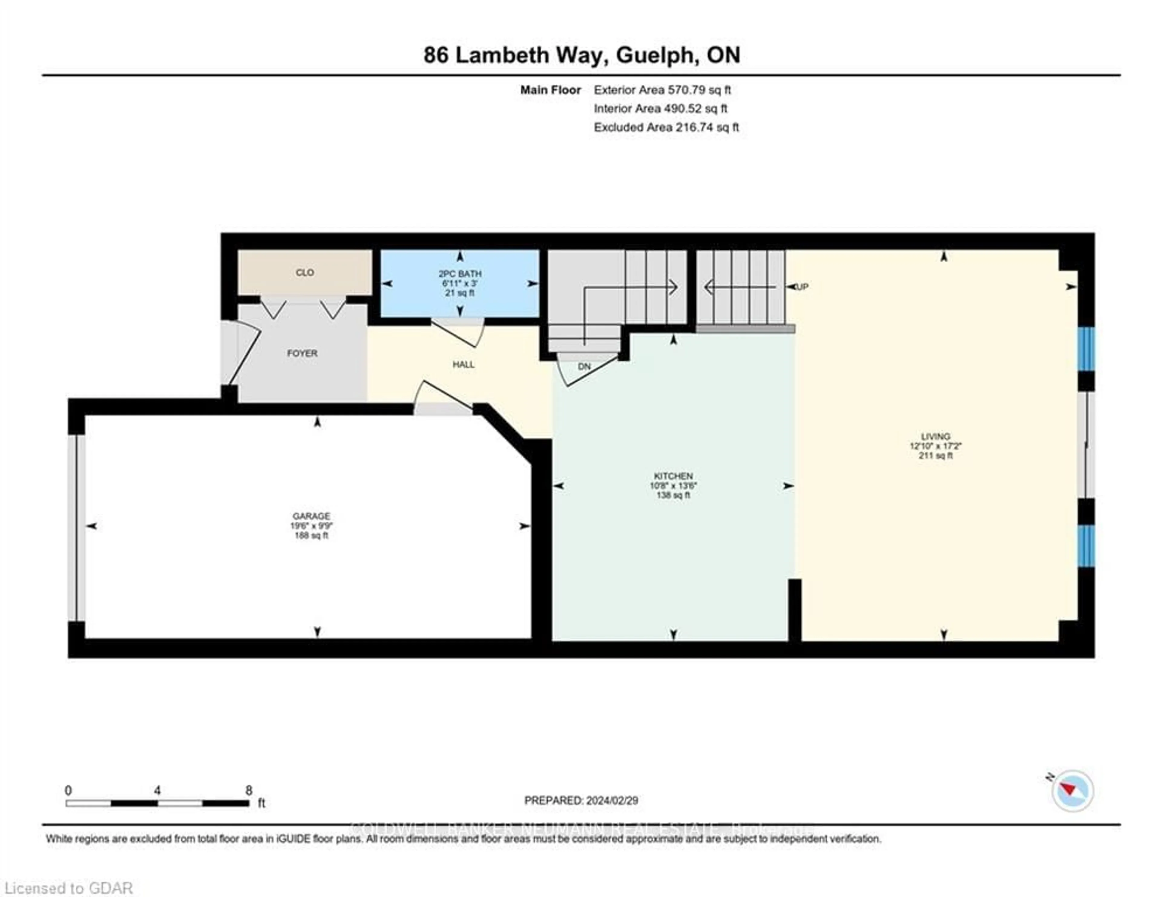 Floor plan for 86 Lambeth Way, Guelph Ontario N1L 0H1