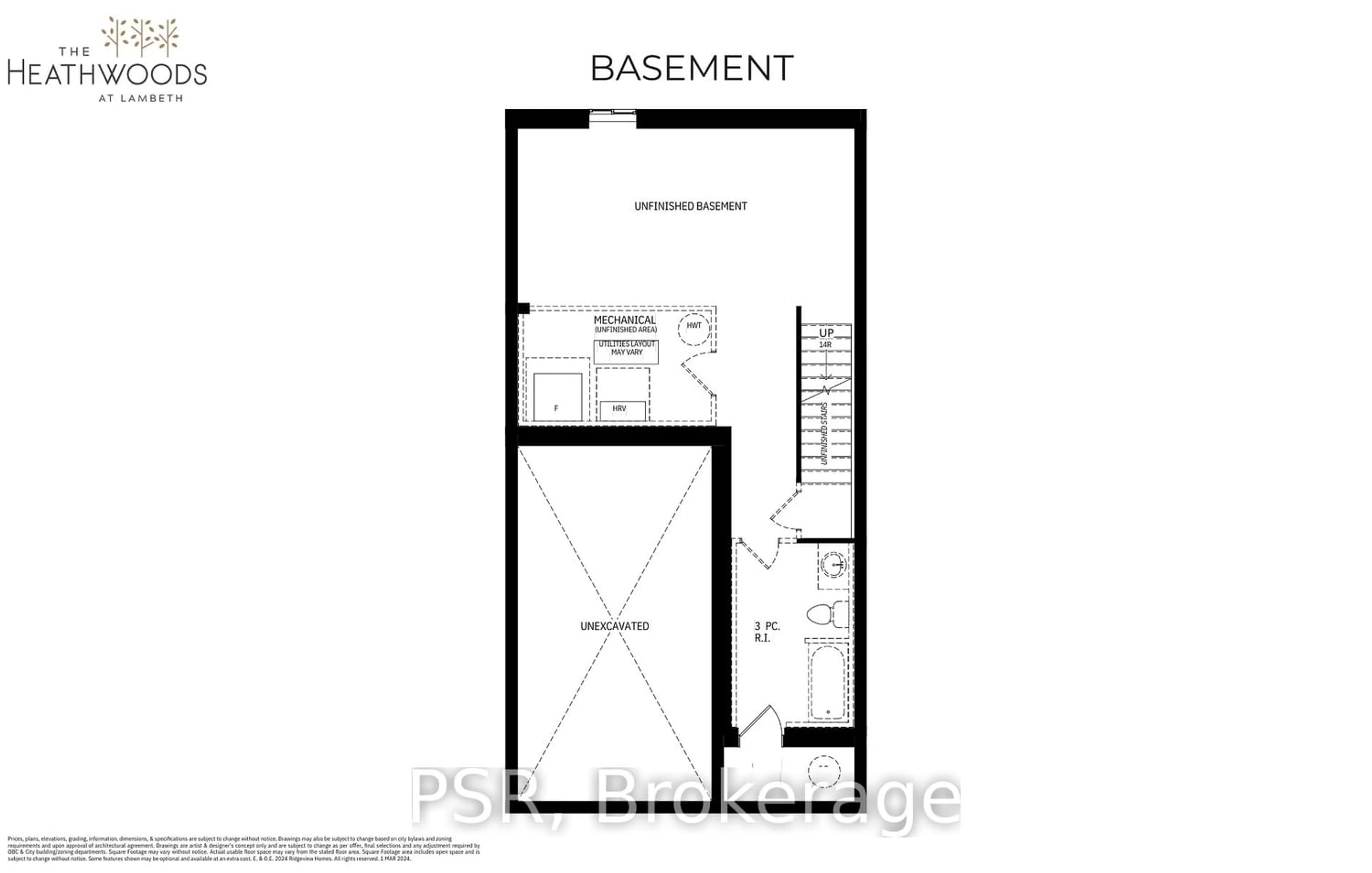 Floor plan for Lot 118 Tbd Heathwoods Ave, London Ontario N6P 1H5