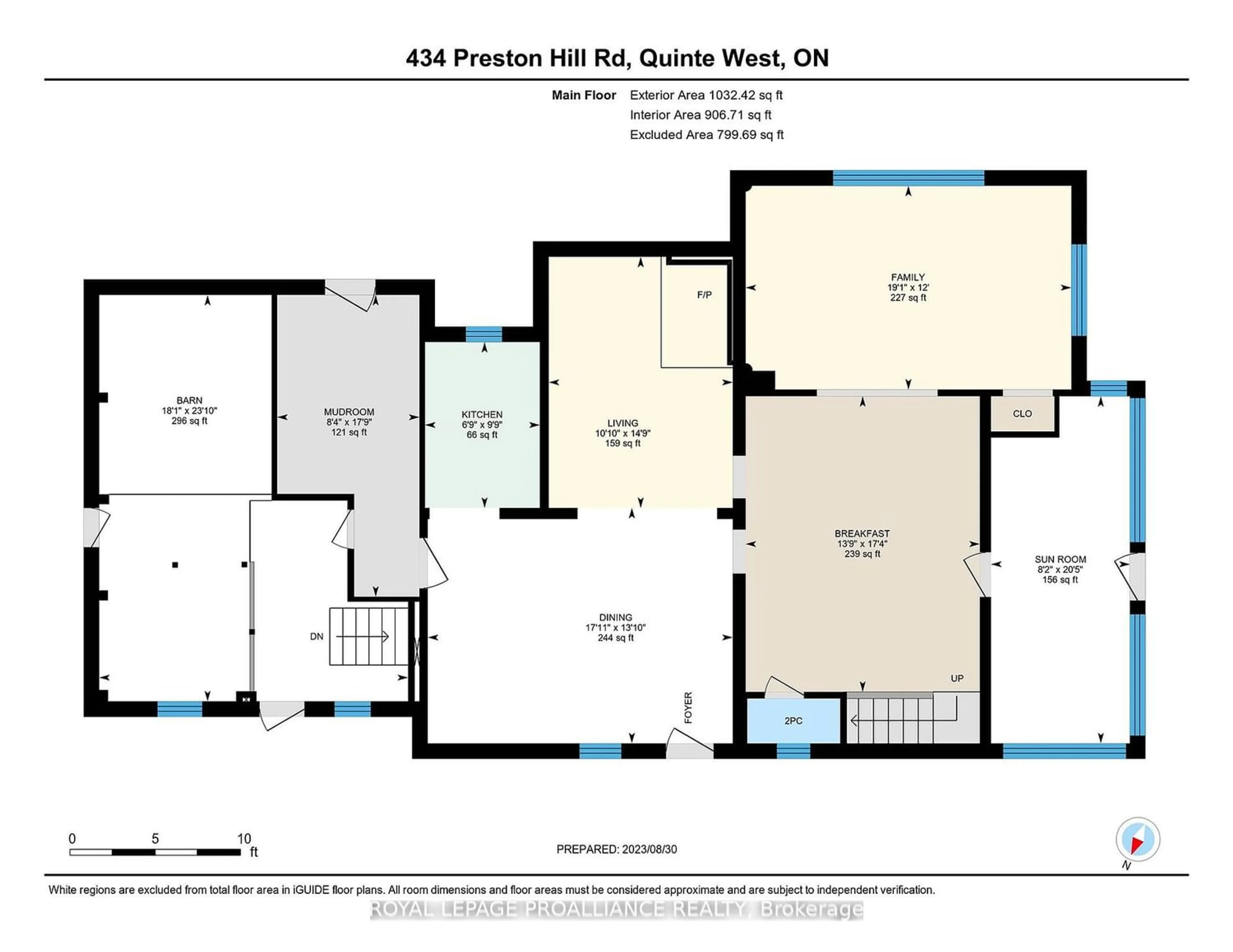 Floor plan for 434 Preston Hill Rd, Quinte West Ontario K0K 3M0