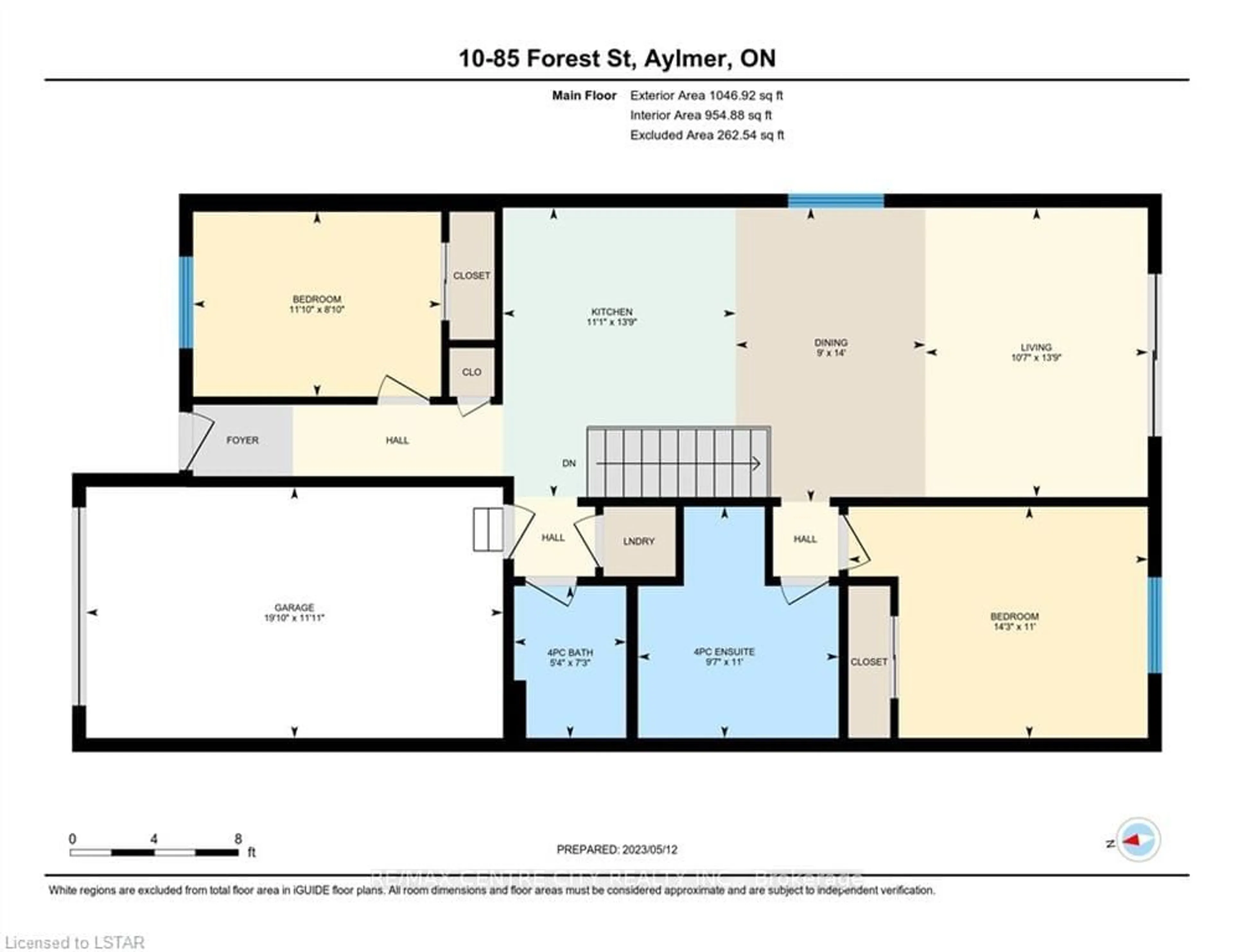 Floor plan for 85 Forest St #5, Aylmer Ontario N5H 1A5