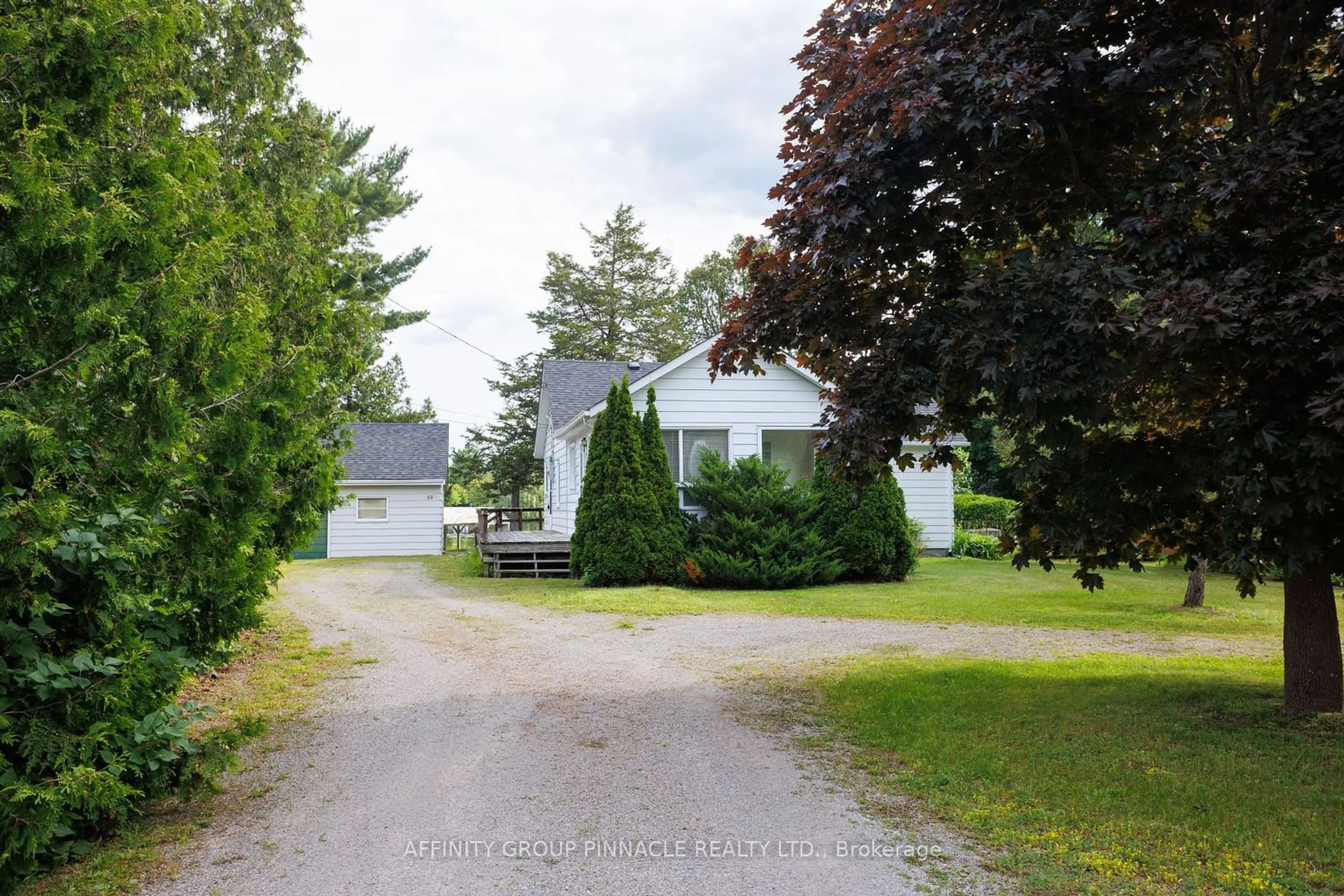 Outside view for 48 Little Bob Dr, Kawartha Lakes Ontario K0M 1A0