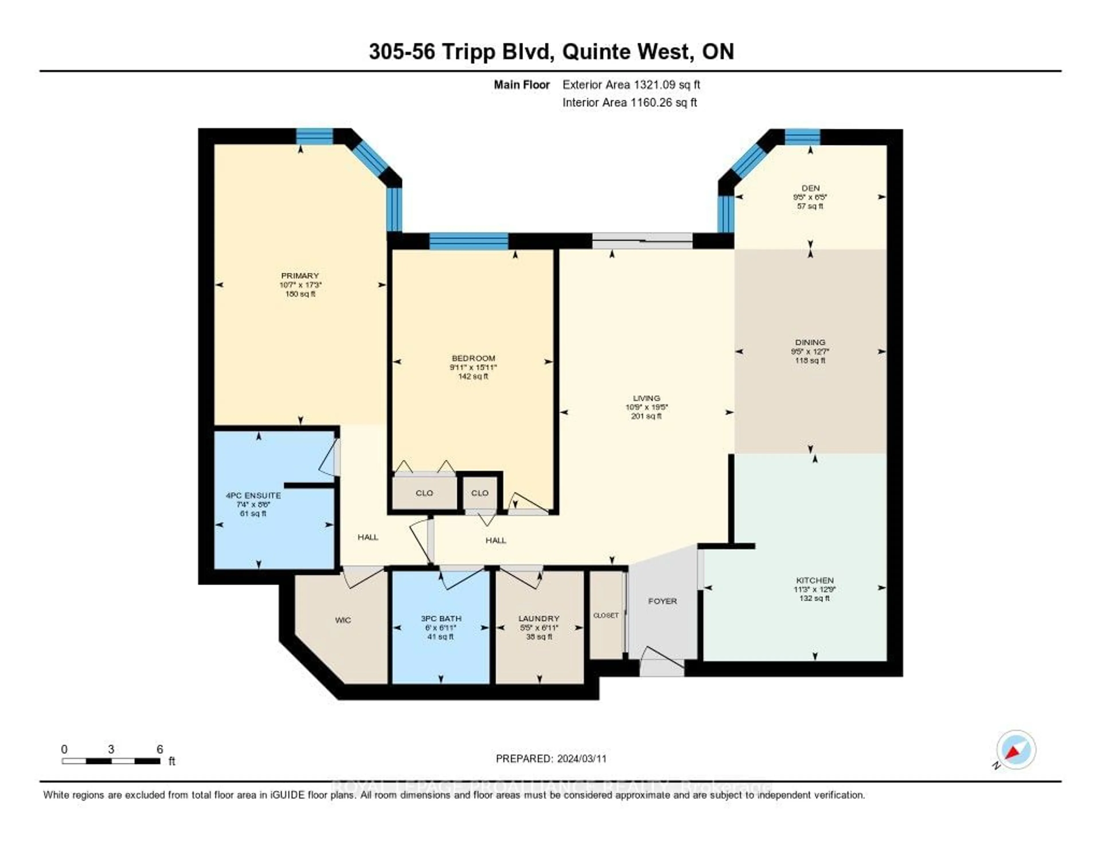 Floor plan for 56 Tripp Blvd #305, Quinte West Ontario K8V 5V1