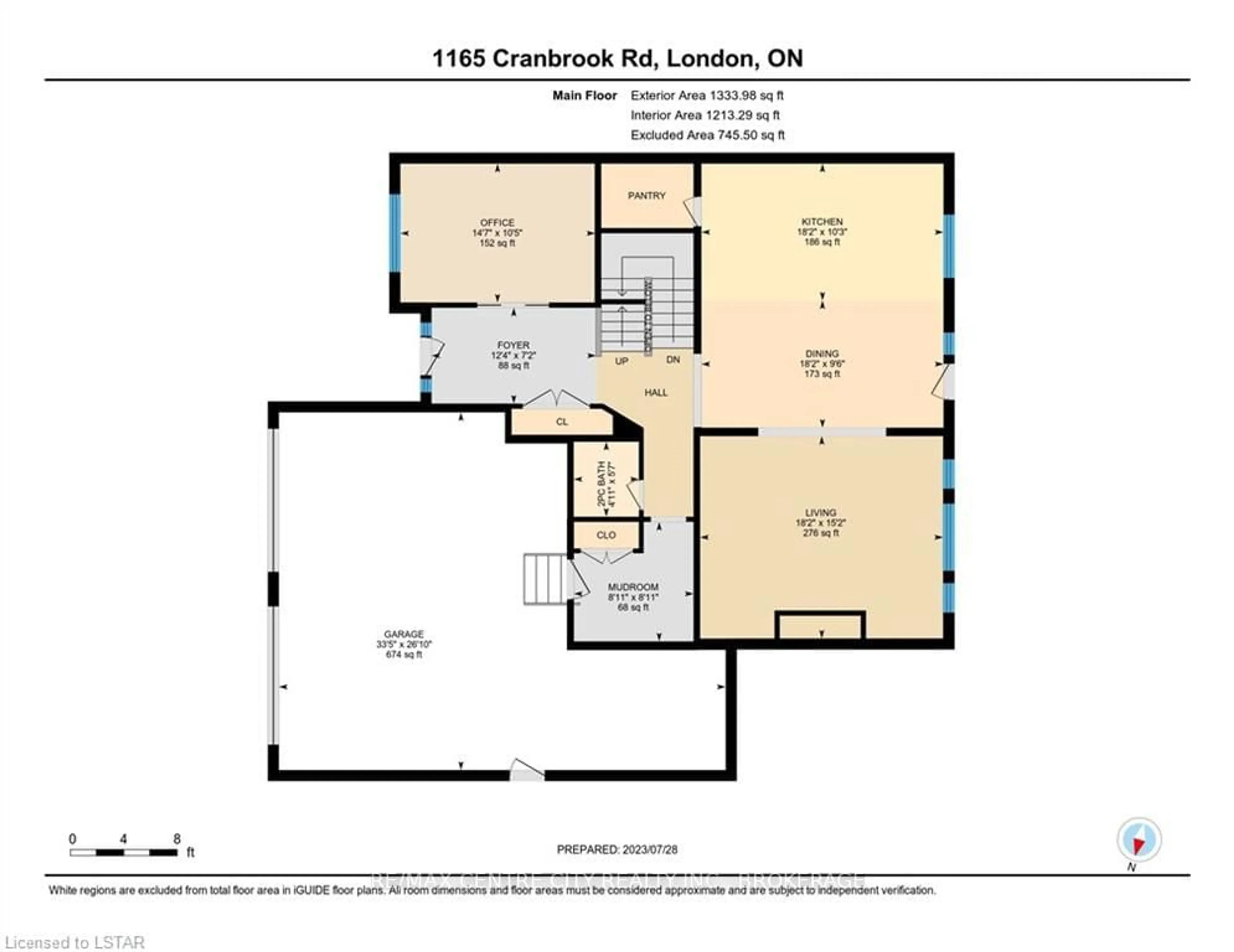 Floor plan for 1165 Cranbrook Rd, London Ontario N6K 0G7