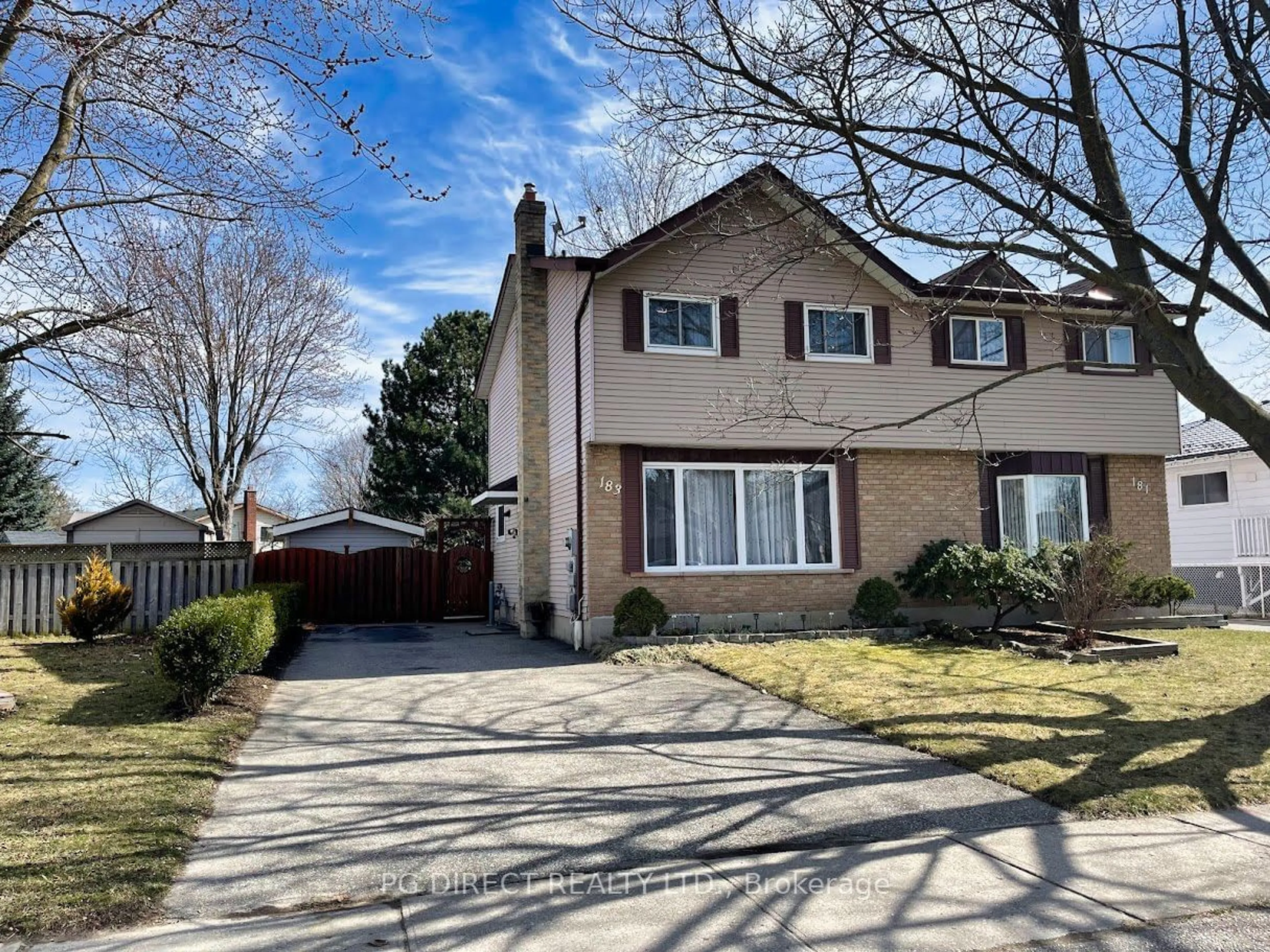Frontside or backside of a home for 183 Marksam Rd, Guelph Ontario N1H 7L1