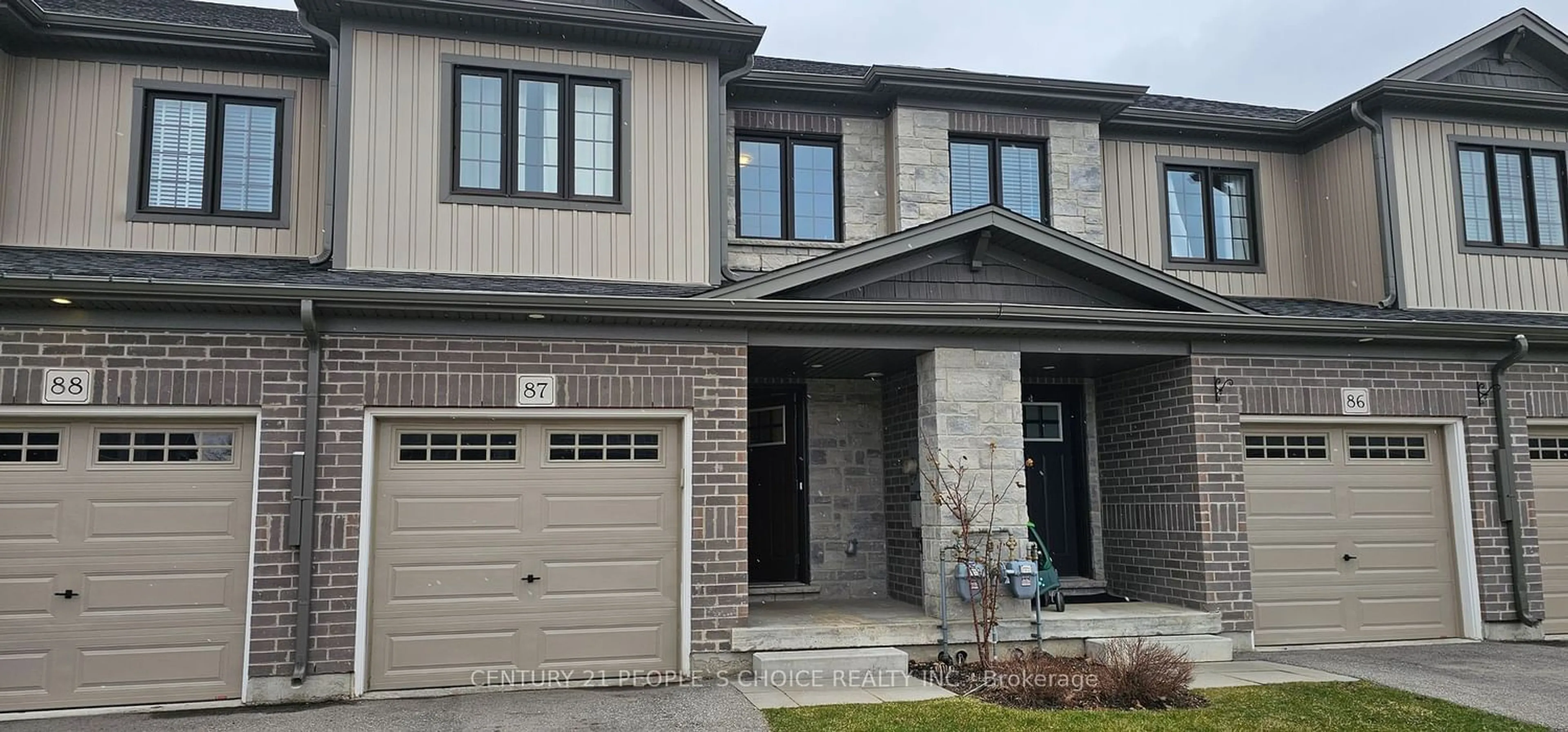 Home with stone exterior material for 135 Hardcastle Dr #87, Cambridge Ontario N1S 0B6
