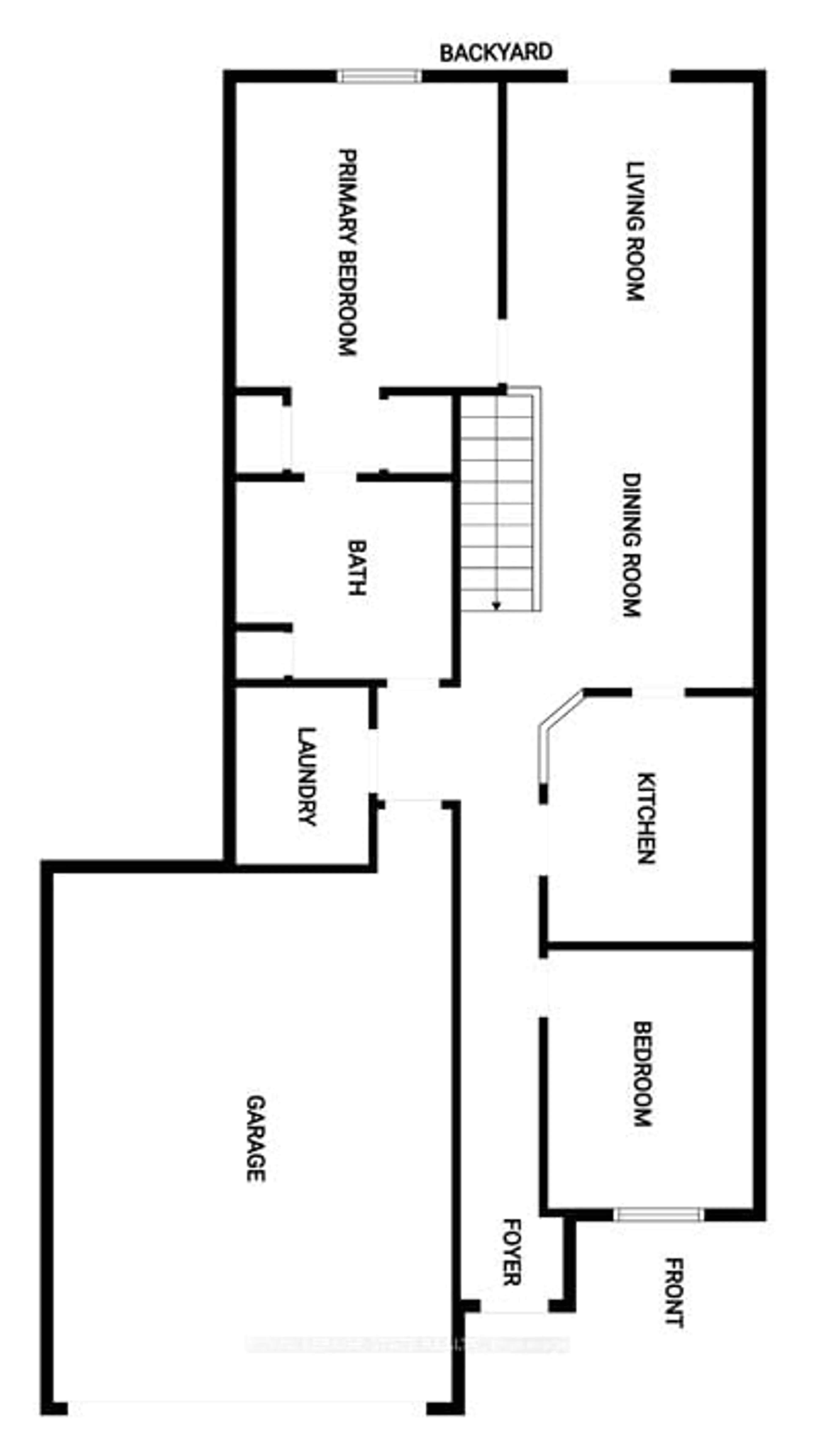 Floor plan for 60 Rice Ave #9, Hamilton Ontario L9C 7S3