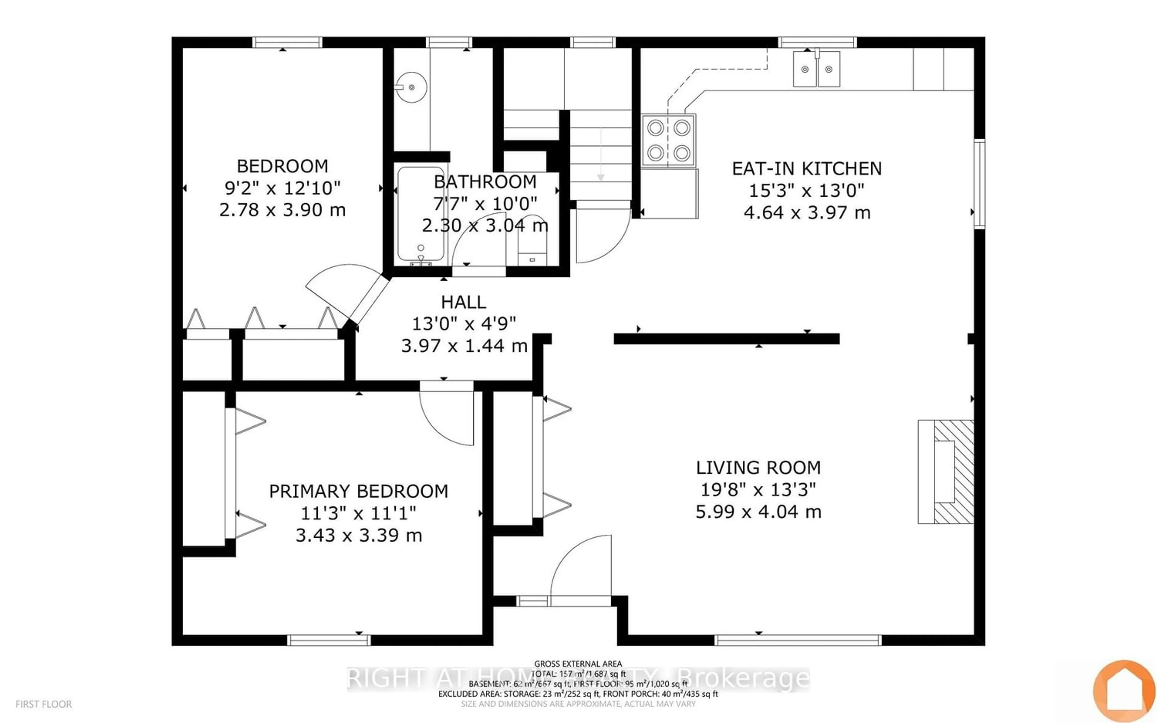 Floor plan for 335 Katherine St, Tweed Ontario K0K 3J0