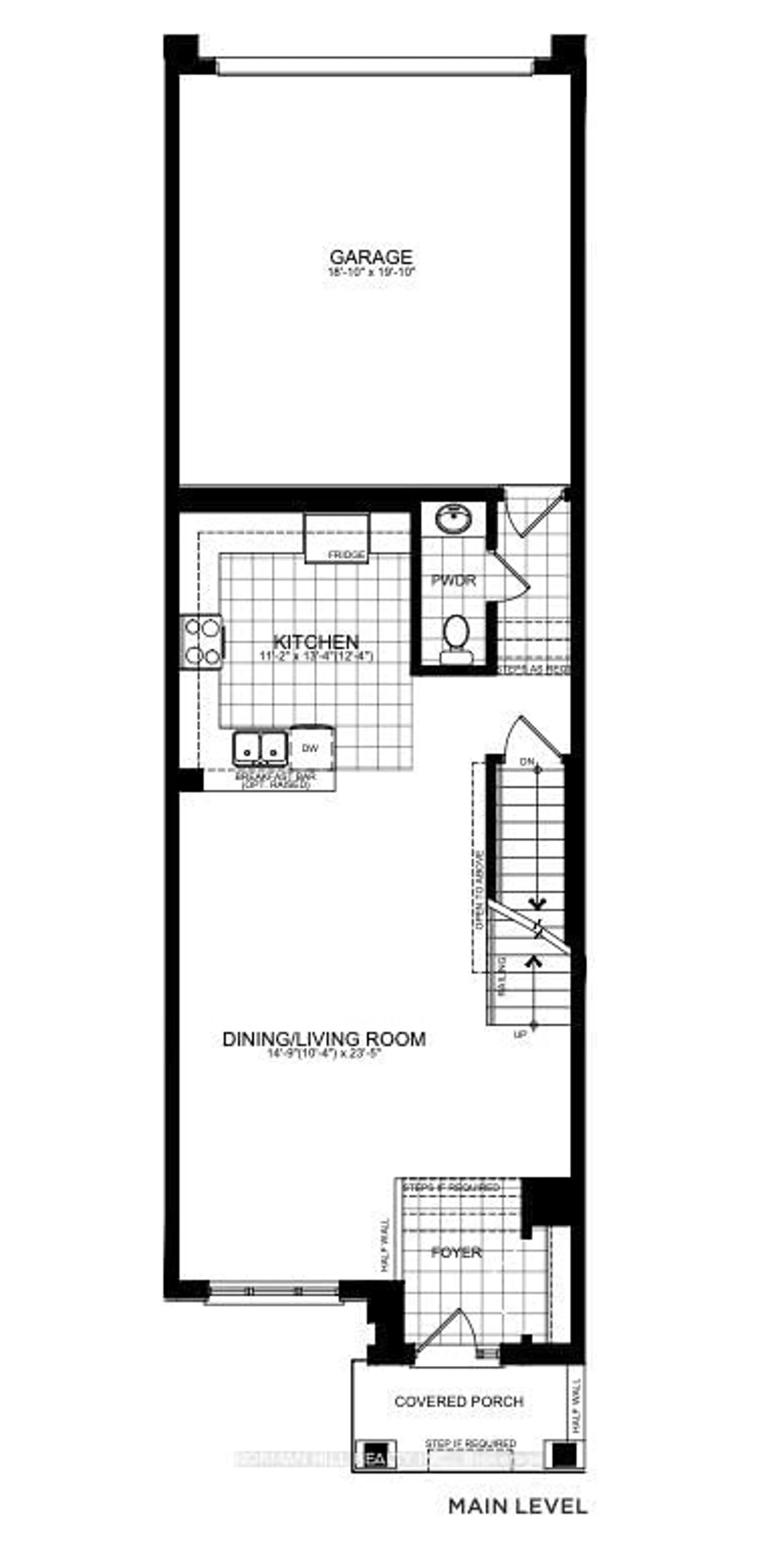 Floor plan for 305 Garner Rd #2, Hamilton Ontario L9G 3E6
