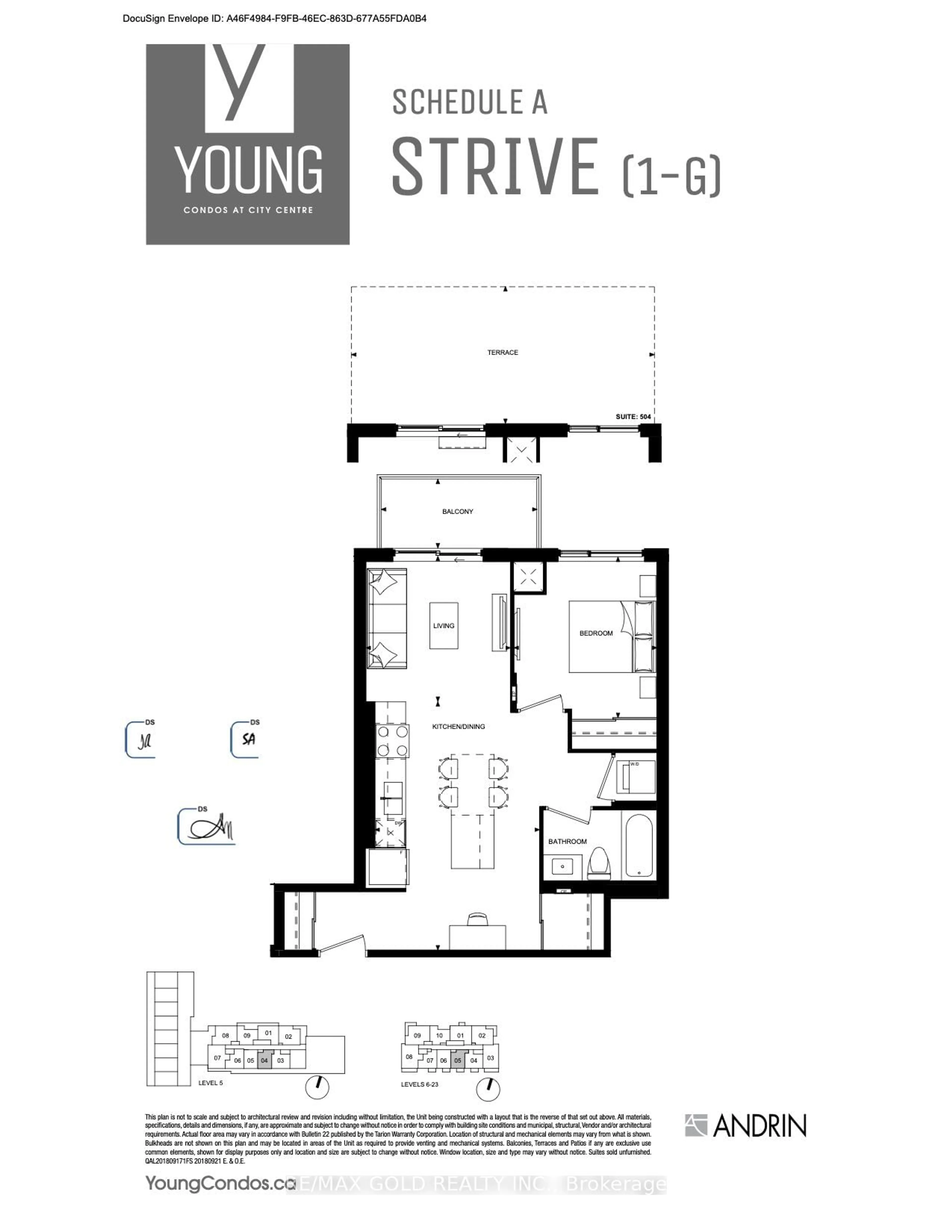 Floor plan for 55 Duke St #2205, Kitchener Ontario N2H 3W6