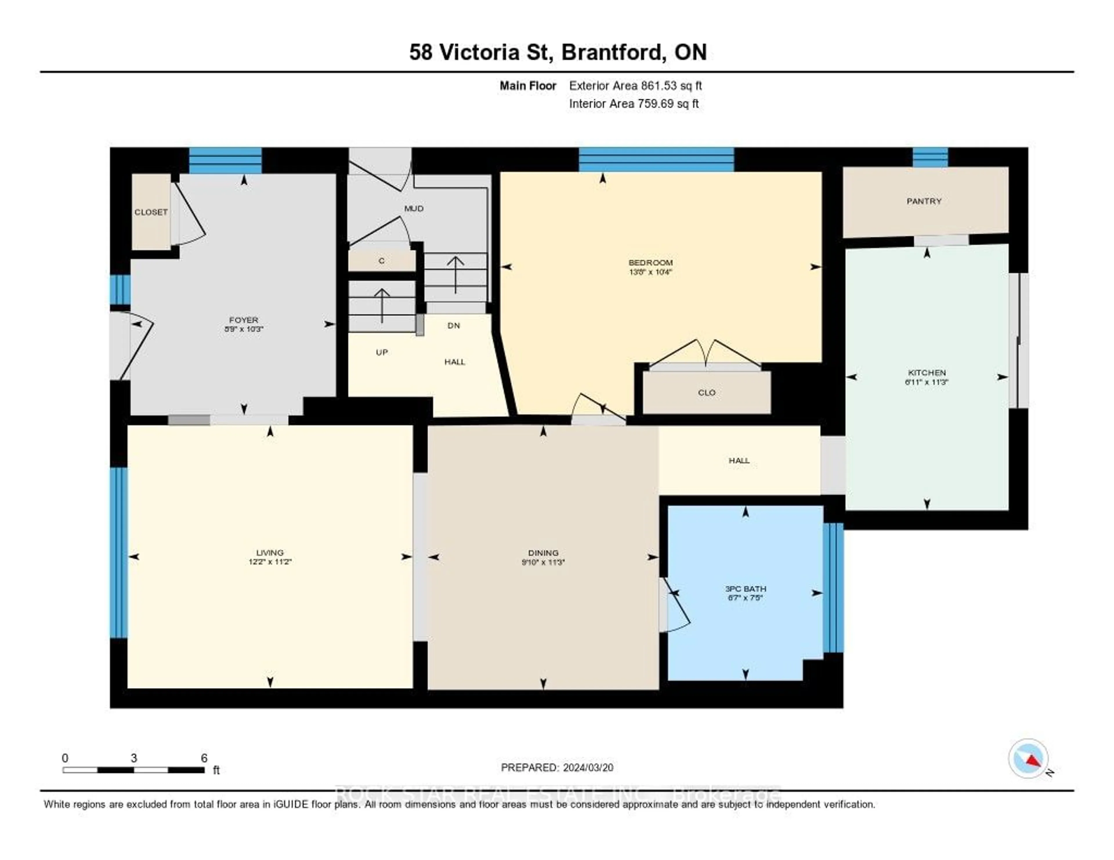 Floor plan for 58 Victoria St, Brantford Ontario N3S 3K2