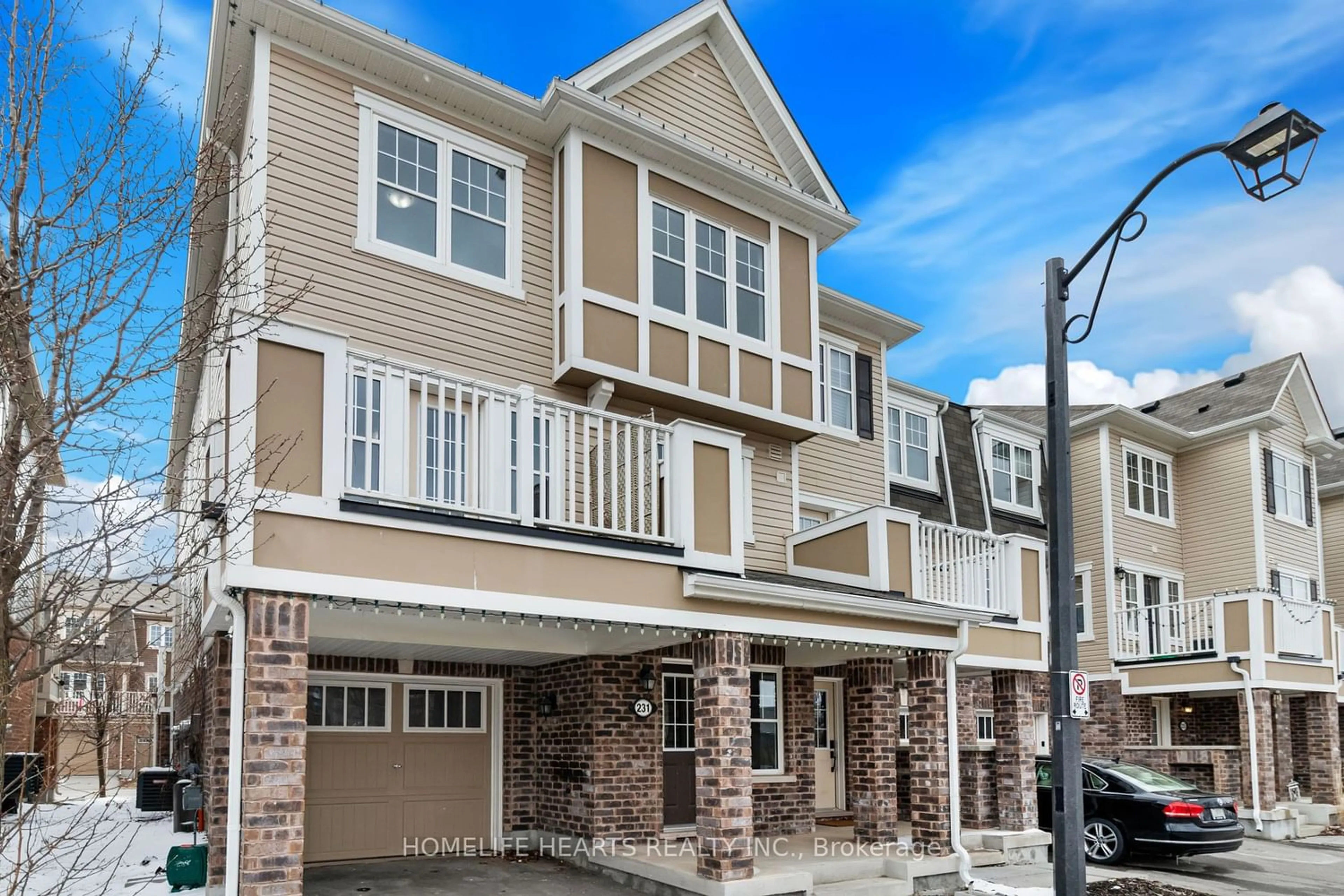 A pic from exterior of the house or condo for 231 Netherby Lane, Kitchener Ontario N2R 1R4