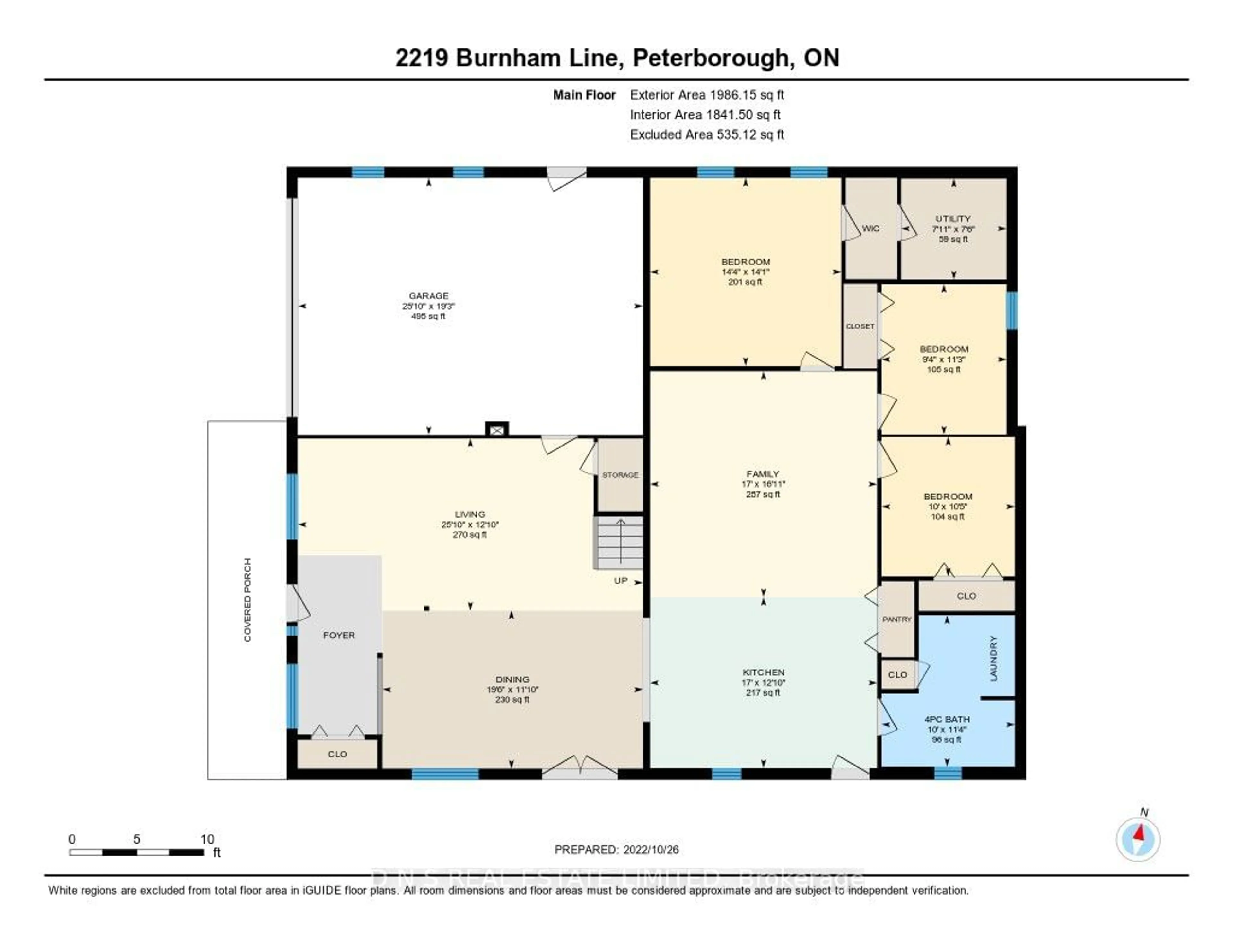 Floor plan for 2219 Burnham Line, Otonabee-South Monaghan Ontario K9J 6X7