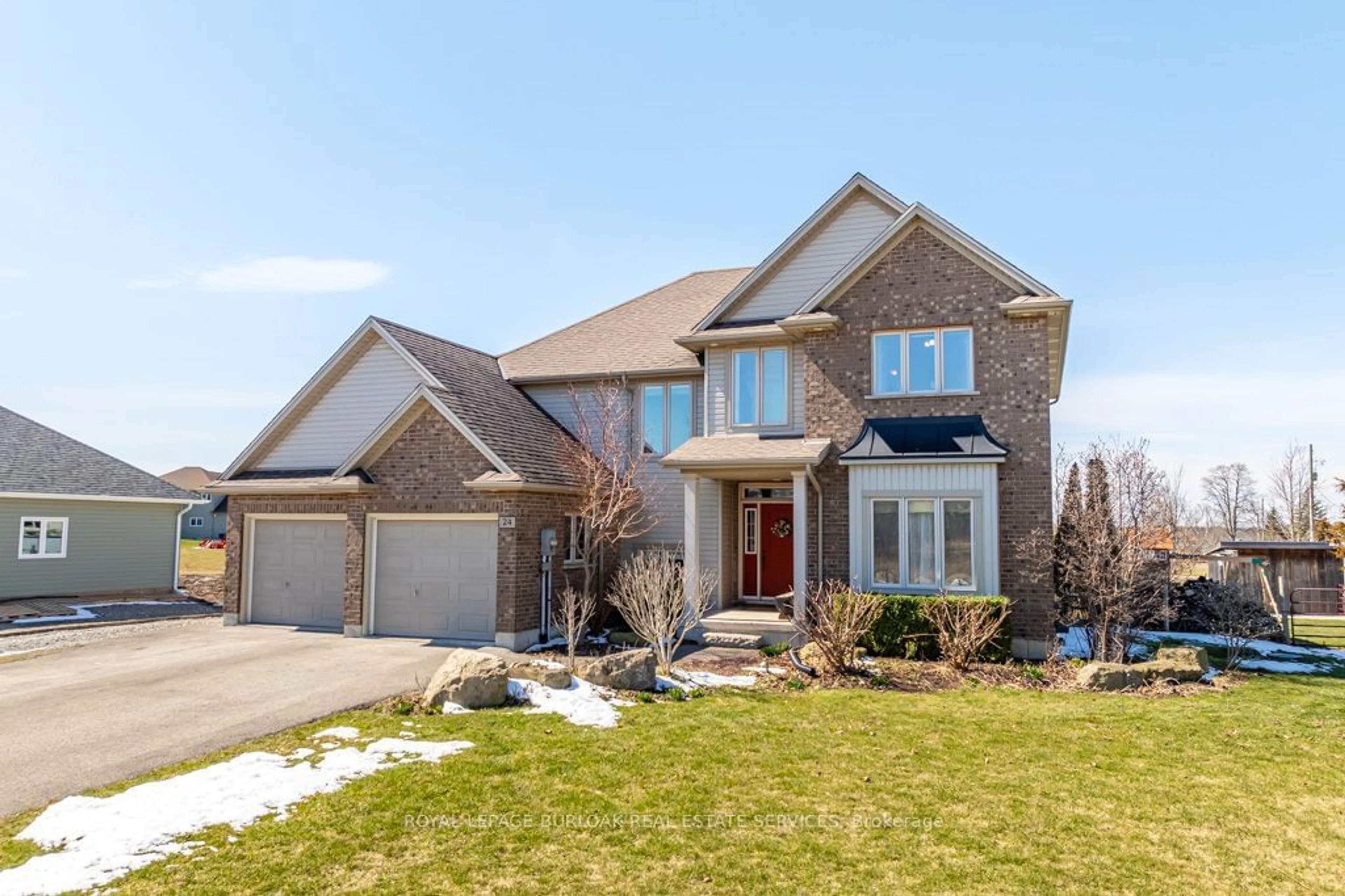 Home with brick exterior material for 24 Lakeridge Blvd, Haldimand Ontario N0A 1K0